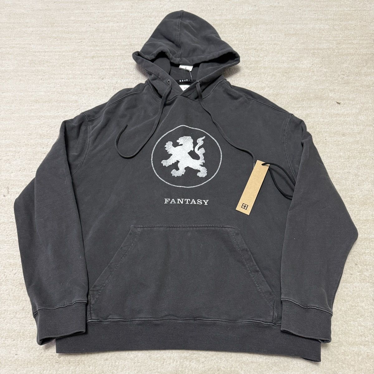 Ksubi NWT Ksubi Lion Biggie Logo Hoodie Oversized Faded Black L Size US L / EU 52-54 / 3 - 1 Thumbnail