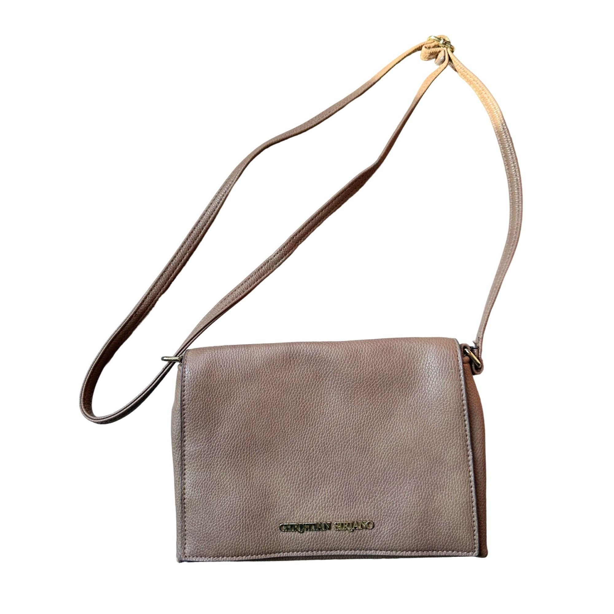 Other Christian Soriano for Payless Taupe Crossbody Bag with Zippe Size ONE SIZE - 1 Thumbnail