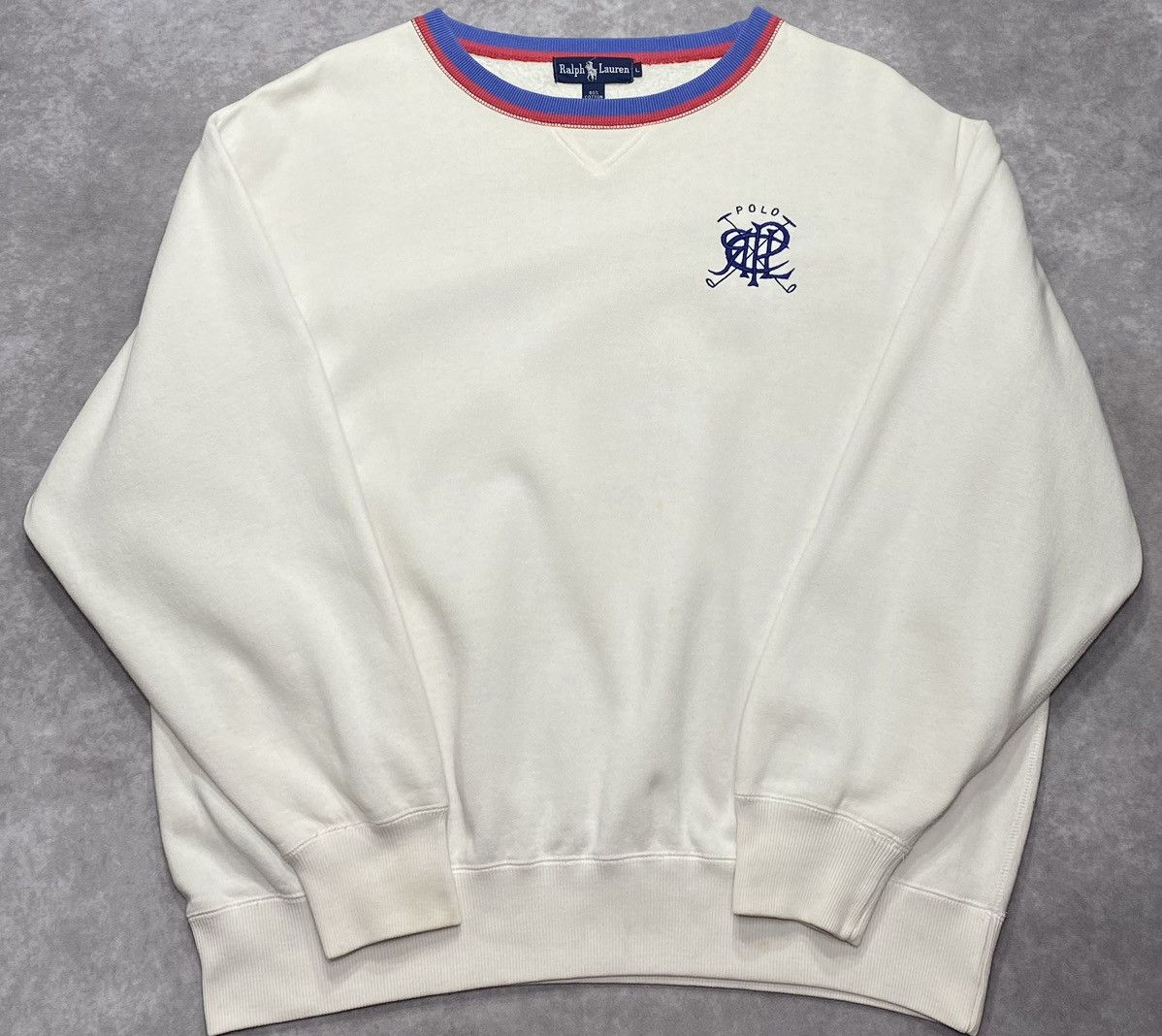 Ralph Lauren 80’s Vintage Polo Ralph Lauren Polo Golf Crewneck Sweatshirt Size US L / EU 52-54 / 3 - 1 Thumbnail