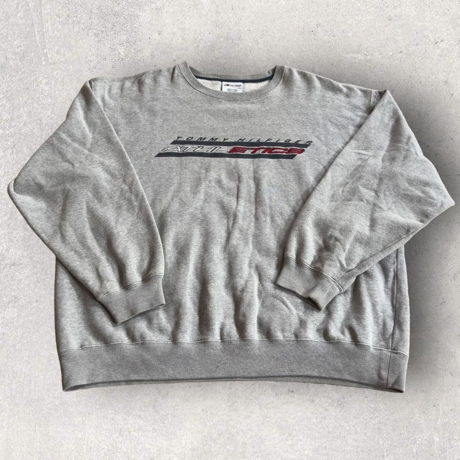 Tommy Hilfiger × Vintage Vintage Y2K Tommy Hilfiger Athletics Crewneck Size US L / EU 52-54 / 3 - 1 Thumbnail