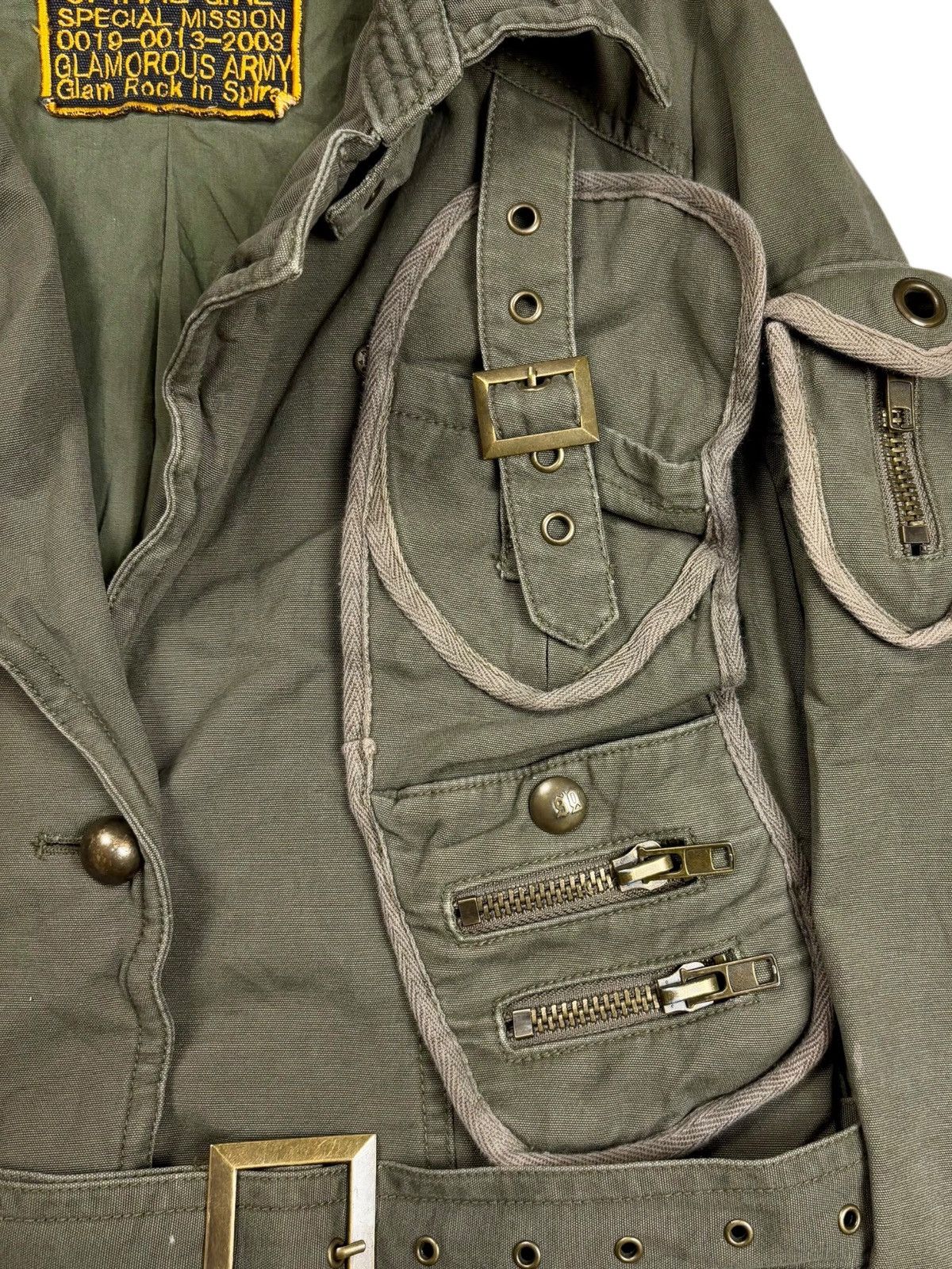 Le Grande Bleu (L.G.B.) 2003 Spiral Girl - Apocalypse Style Army Jacket Size US M / EU 48-50 / 2 - 5 Thumbnail