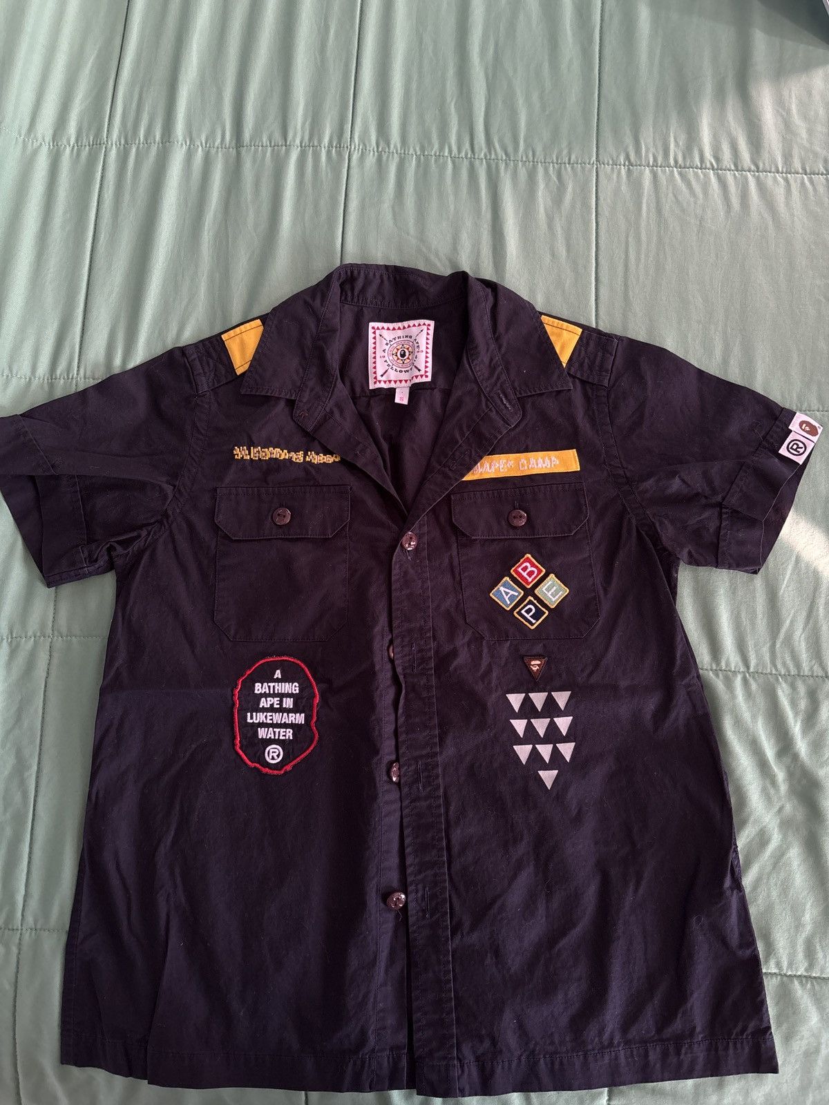 Bape Deadstock Bape button up Size S / US 4 / IT 40 - 1 Thumbnail