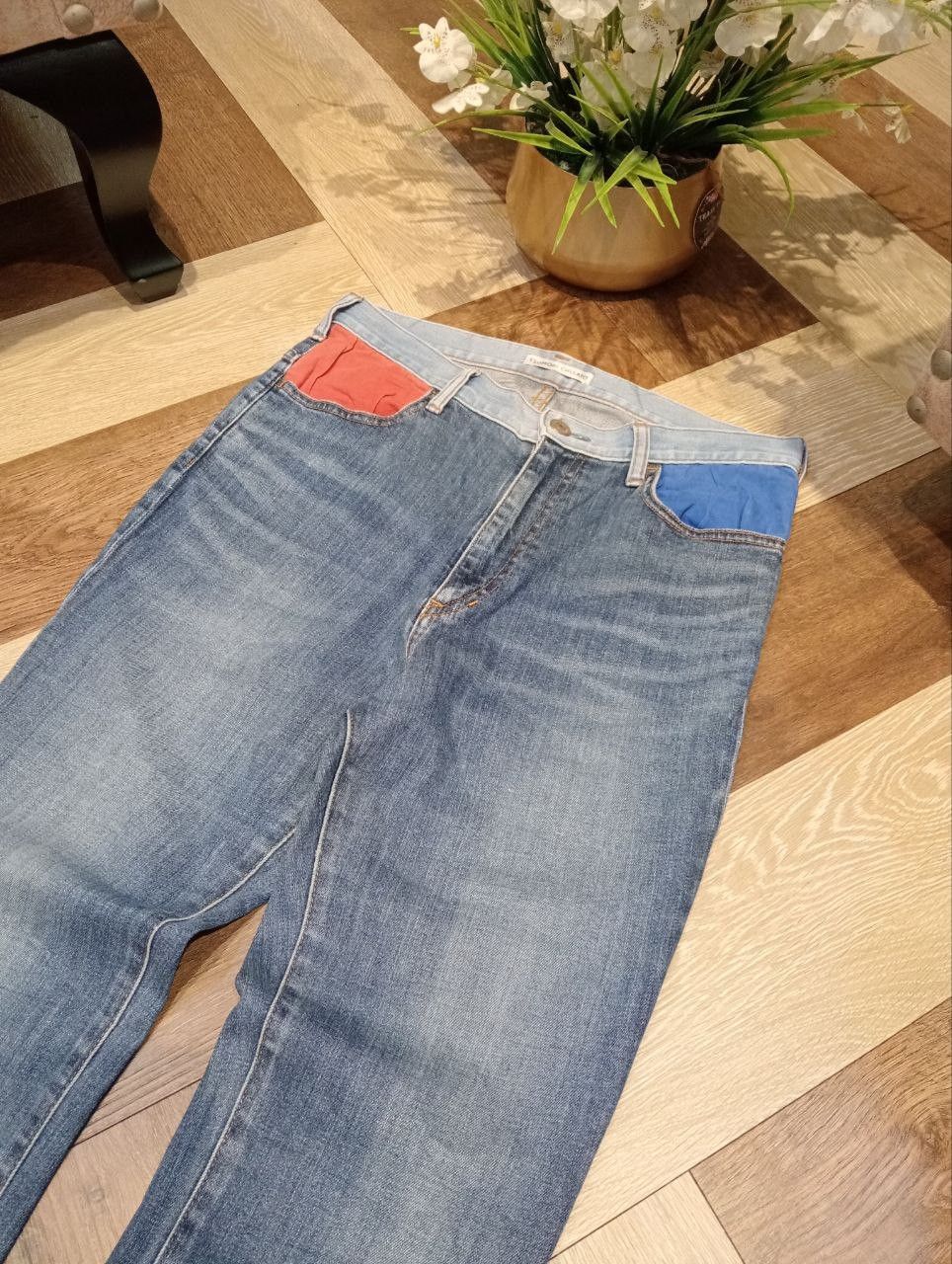 Tsumori Chisato VINTAGE TSUMORI CHISATO ISSEY MIYAKE BLUE DENIM PANTS Size US 30 / EU 46 - 4 Thumbnail