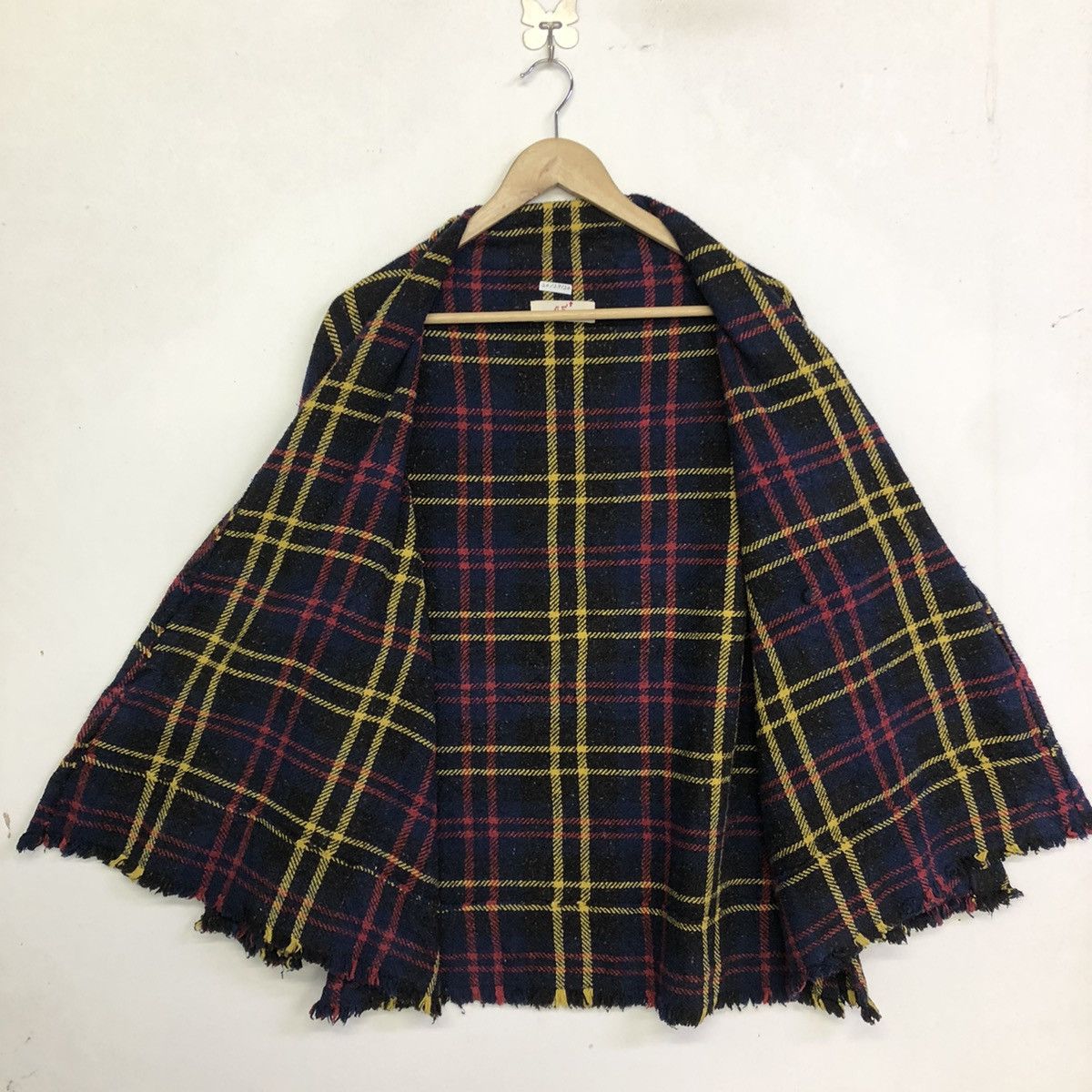45rpm 45 RPM Tartan Pleated Knitt Cardigan Outerwear Size US M / EU 48-50 / 2 - 4 Thumbnail