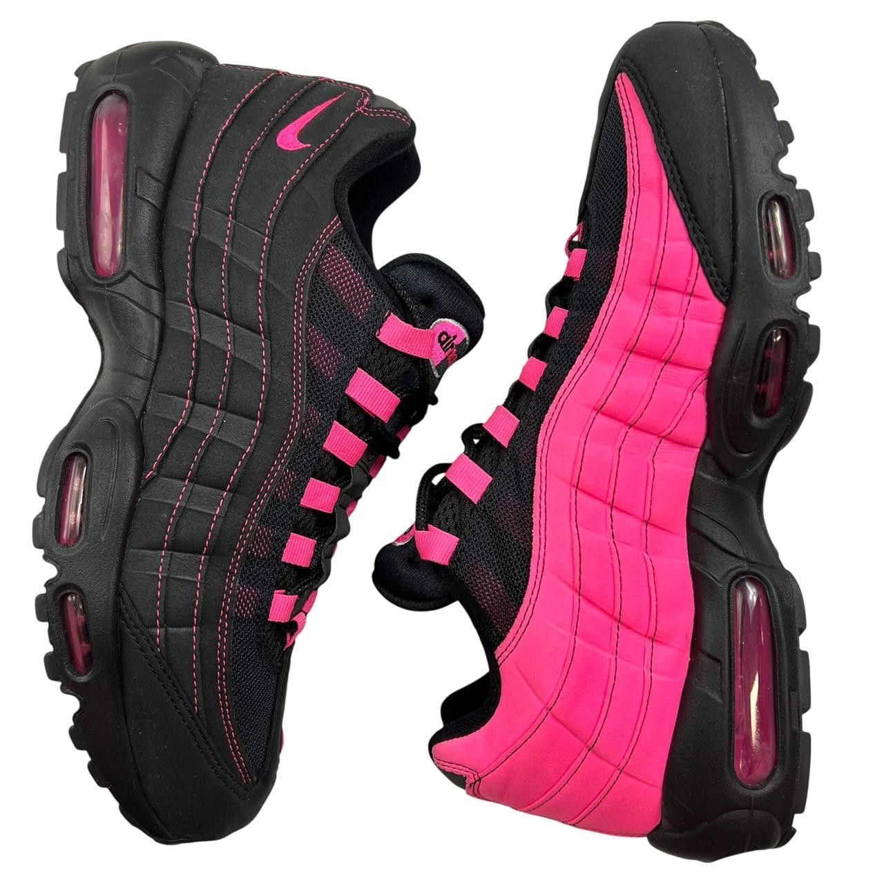 Nike Nike Air Max 95 Black Pink Blast - Size US 10 / EU 44 Size US 10 / EU 43 - 3 Thumbnail