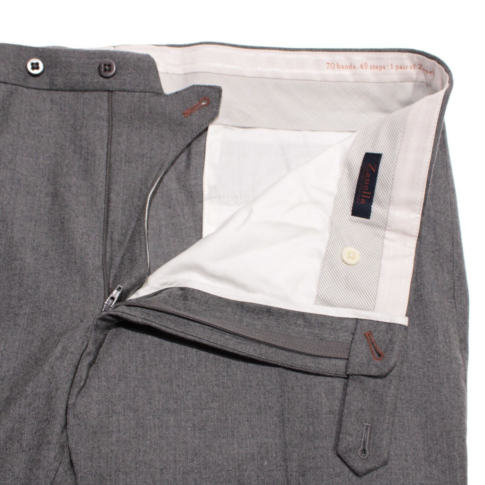 Zanella Zanella New with tags Dress Pants Size 40 US In Gray Size US 40 / EU 56 - 3 Thumbnail