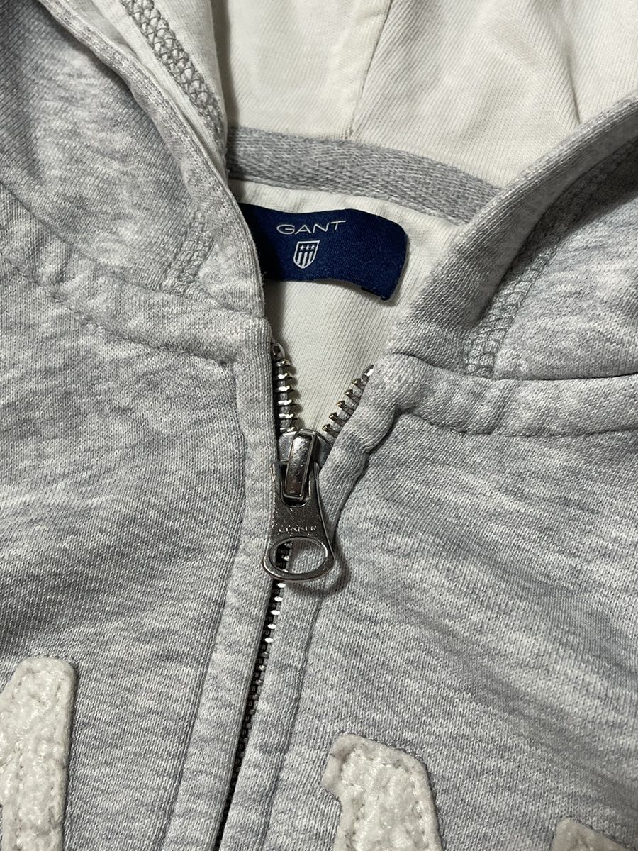 Gant 🔥RARE🔥Gant Vintage Y2K Hoodie Zip Spellout Size XS / US 0-2 / IT 36-38 - 3 Thumbnail