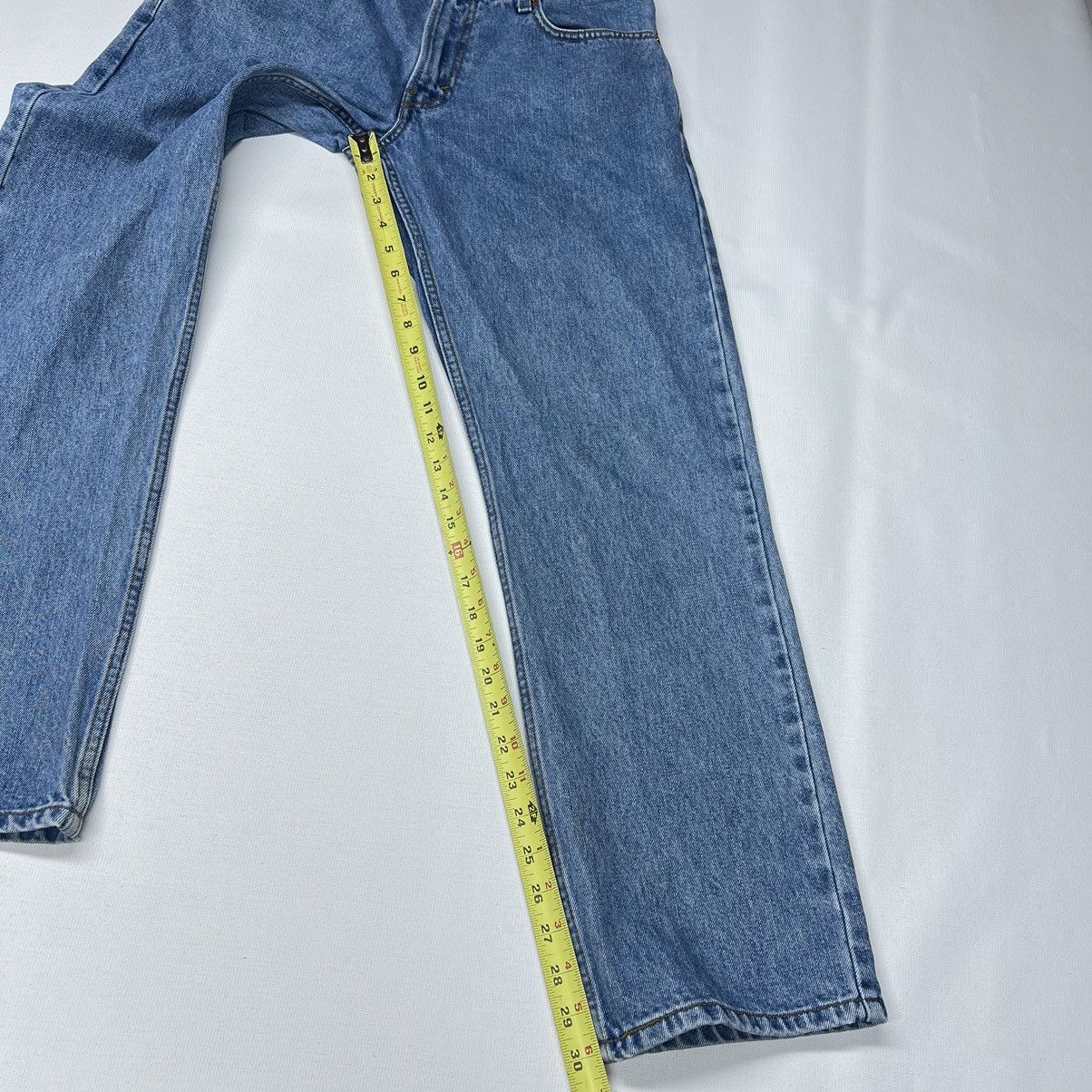 Levi's Levis 505 Jeans Regular Fit Straight Blue Pants Denim Y2K Size US 33 - 20 Thumbnail