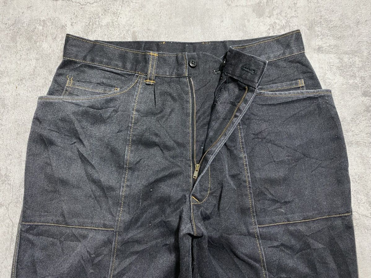 Comme des Garcons 80s MASAYUKI ABO DENIM PANTS Size US 32 / EU 48 - 6 Thumbnail