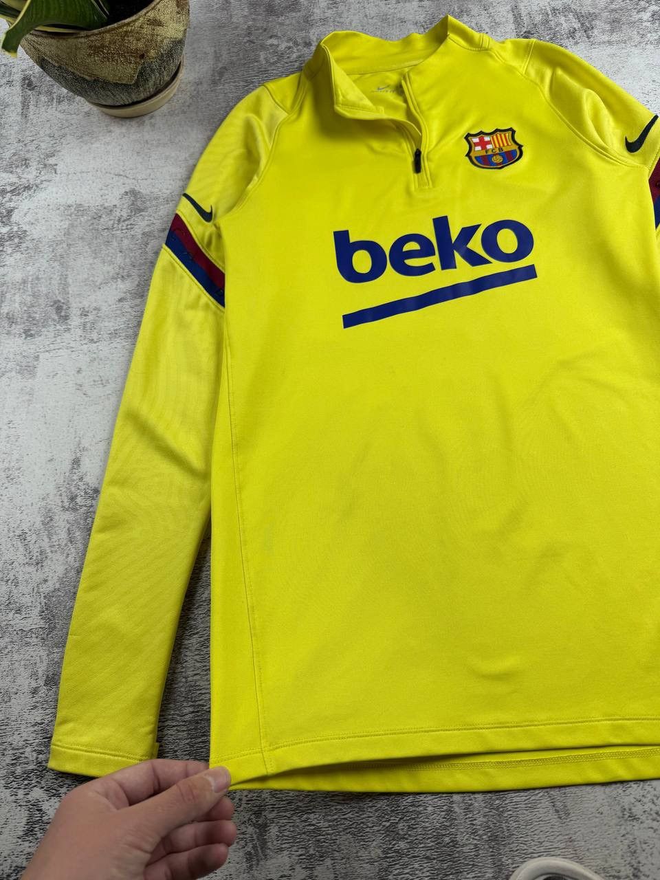Nike BARCELONA 2021 2022 Training Track Top S Size Nike Soccer Football Shirt Jersey Size US S / EU 44-46 / 1 - 13 Thumbnail
