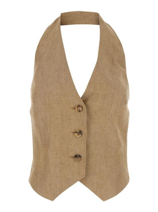 Max Mara MAX MARA Women Suit Jackets 2511151012600001 Beige Size M / US 6-8 / IT 42-44 - 1 Thumbnail