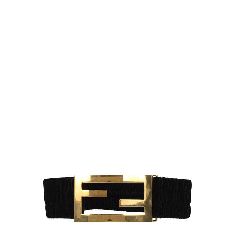 Fendi ob1o1e1124 Size: 65 / Velvet Belt in Black Size ONE SIZE - 1 Preview