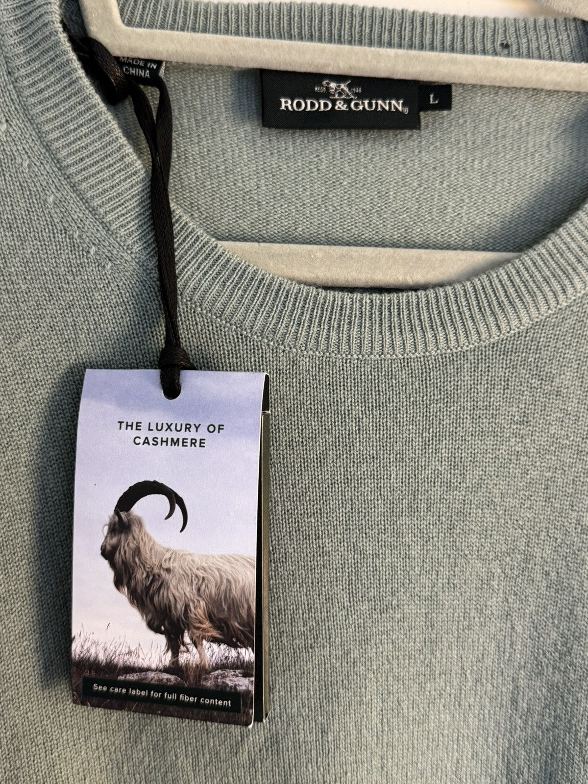 Rodd & Gunn Cashmere Sweater Size US L / EU 52-54 / 3 - 3 Thumbnail
