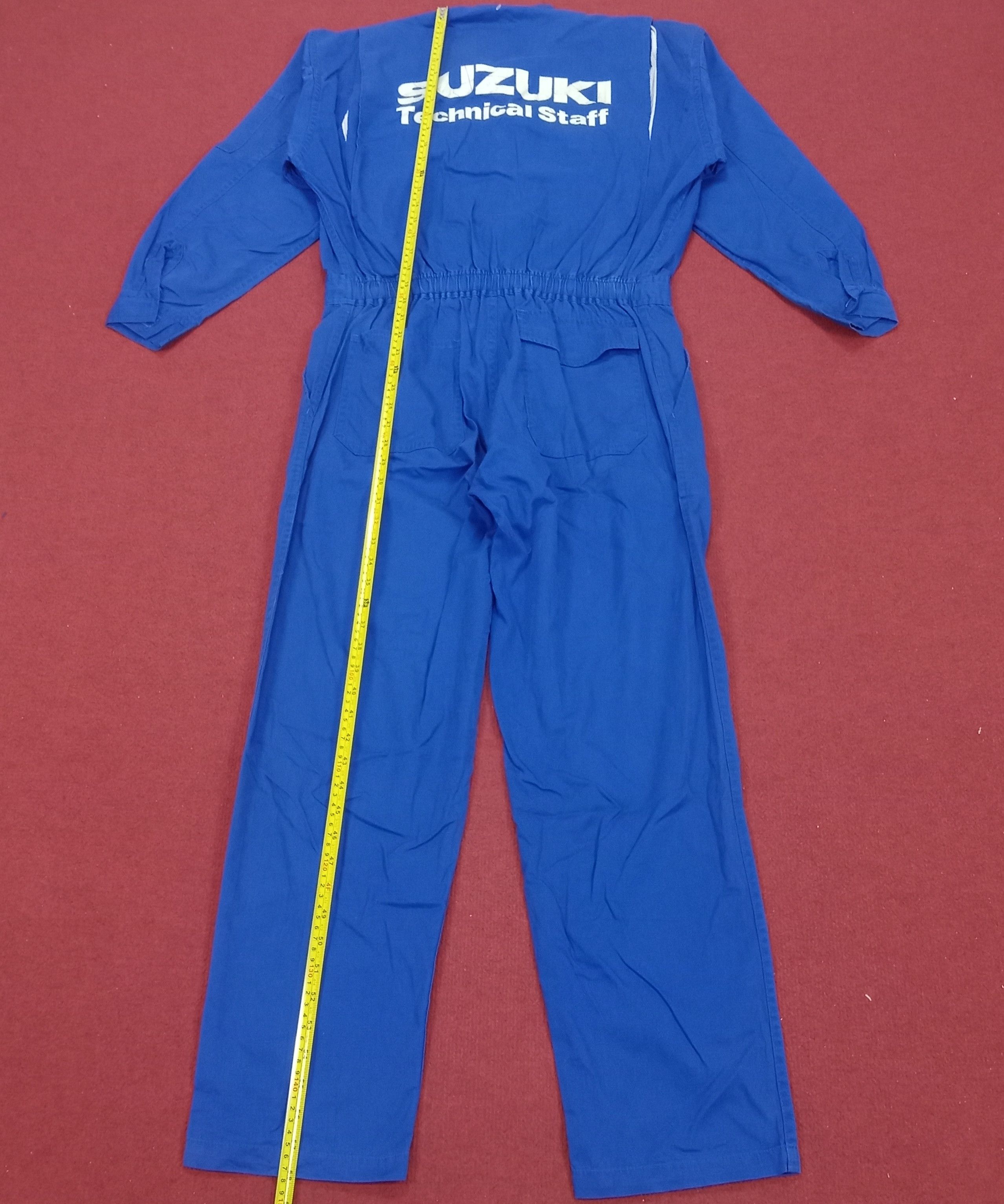 Japanese Brand × Vintage Suzuki Technical Staff Racing Style Team Coverall Jacket Size US M / EU 48-50 / 2 - 5 Thumbnail