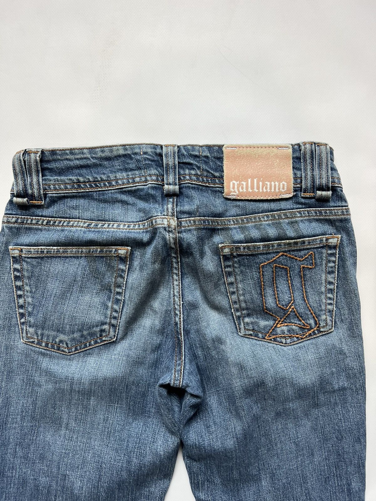 John Galliano Galliano Blue Denim Pants Jeans Womens Classic Size 27" / US 4 / IT 40 - 4 Thumbnail