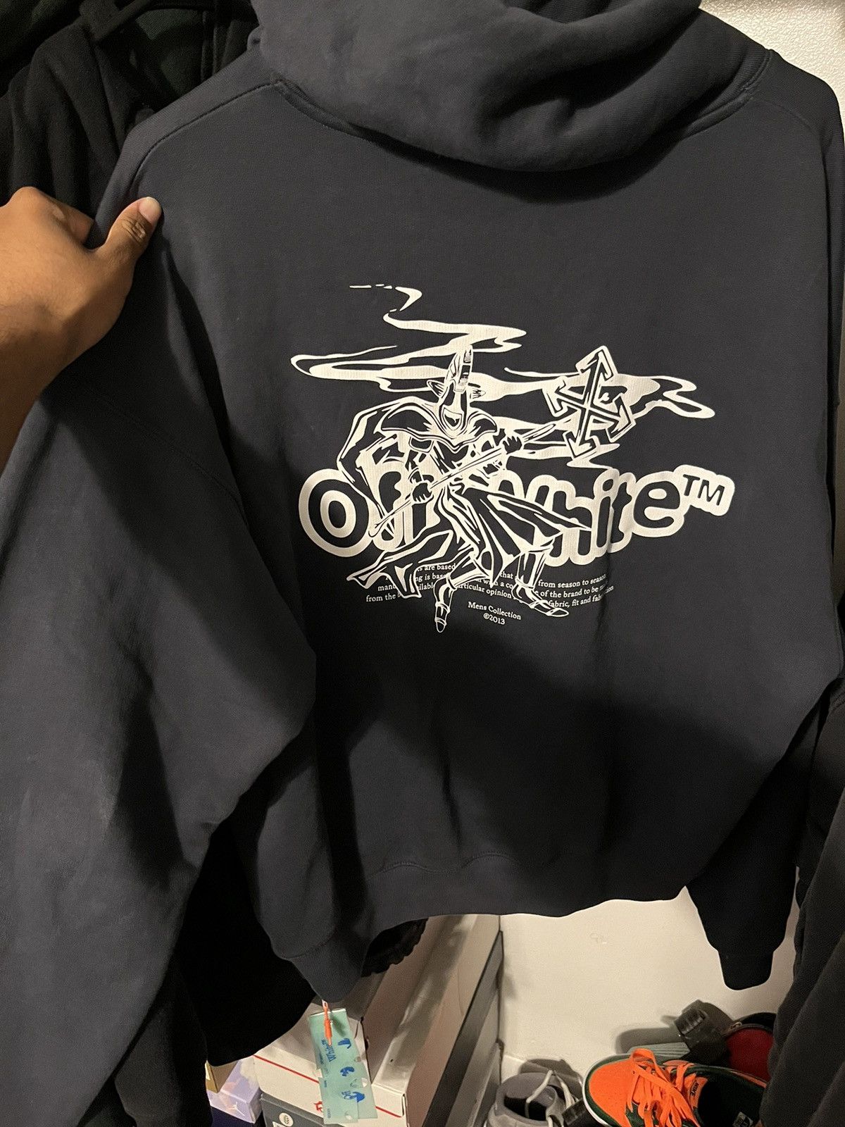 Off-White Off-White hoodie “Warrior Skate hoodie outer space” Size US S / EU 44-46 / 1 - 2 Thumbnail
