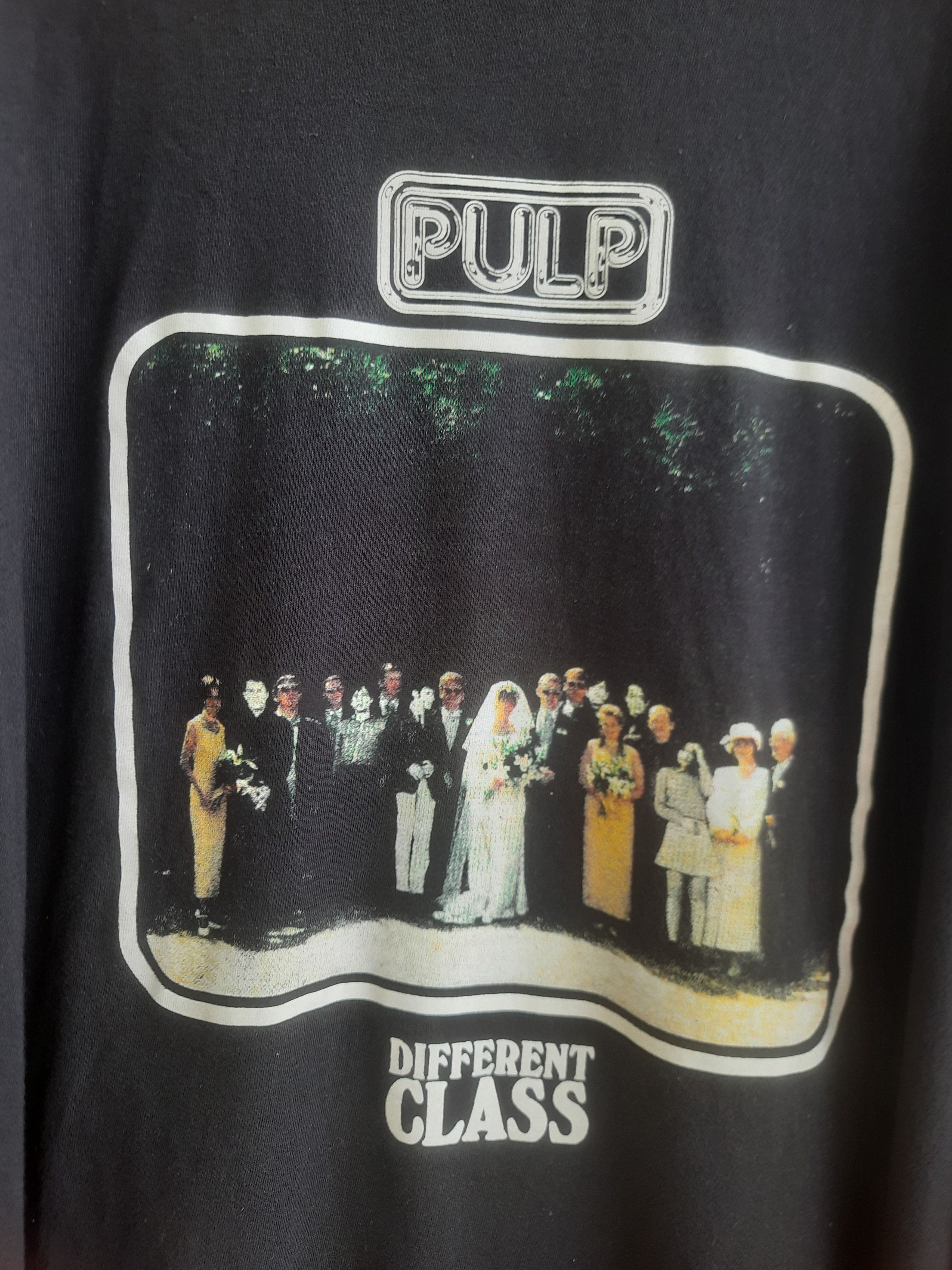 Band Tees Pulp Different Class Album UK Tour Fan made Size US XL / EU 56 / 4 - 3 Thumbnail