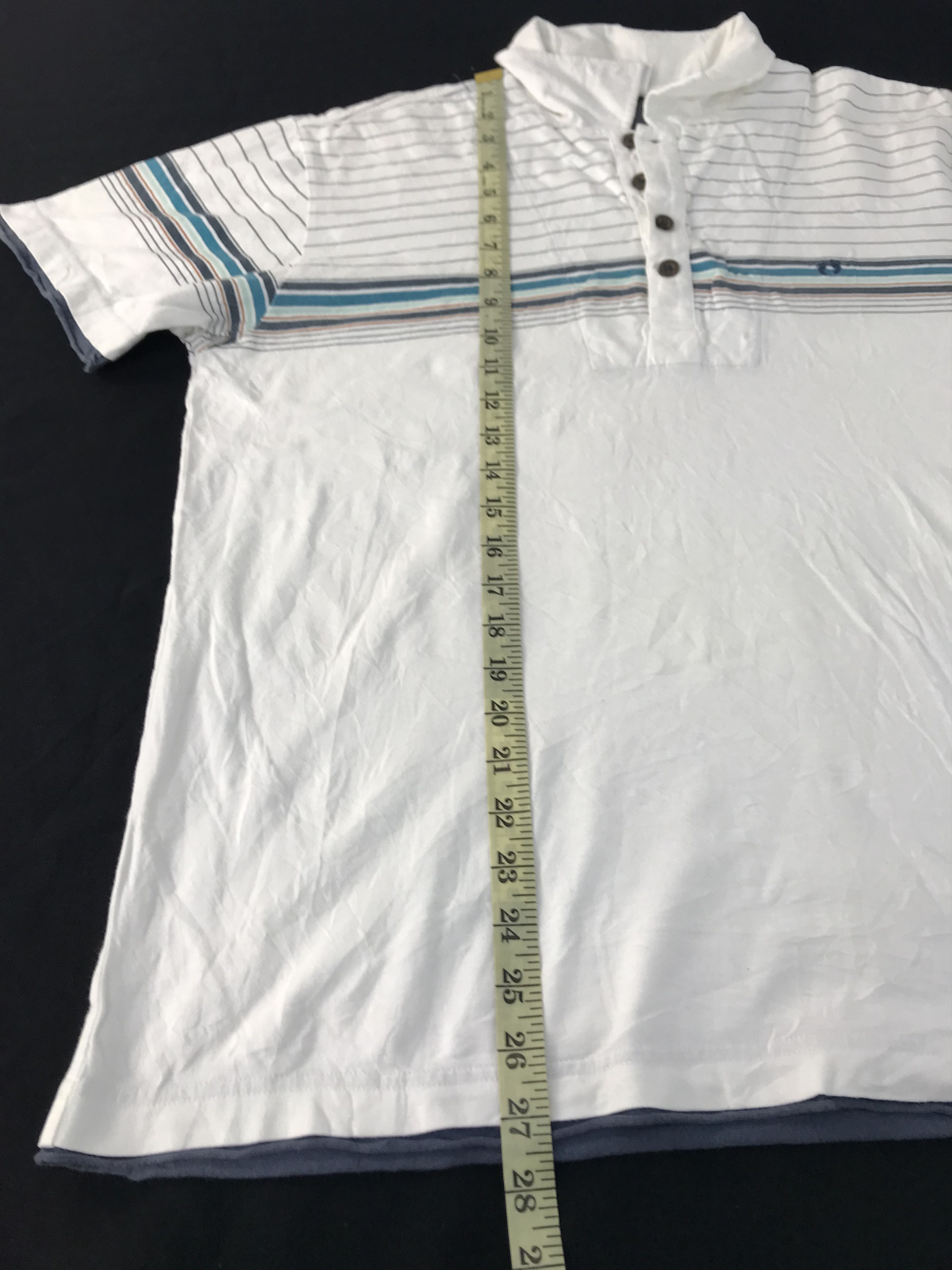 Hang Ten Hang Ten Striped Tee Polo Surf Beach Classic Size US L / EU 52-54 / 3 - 10 Thumbnail