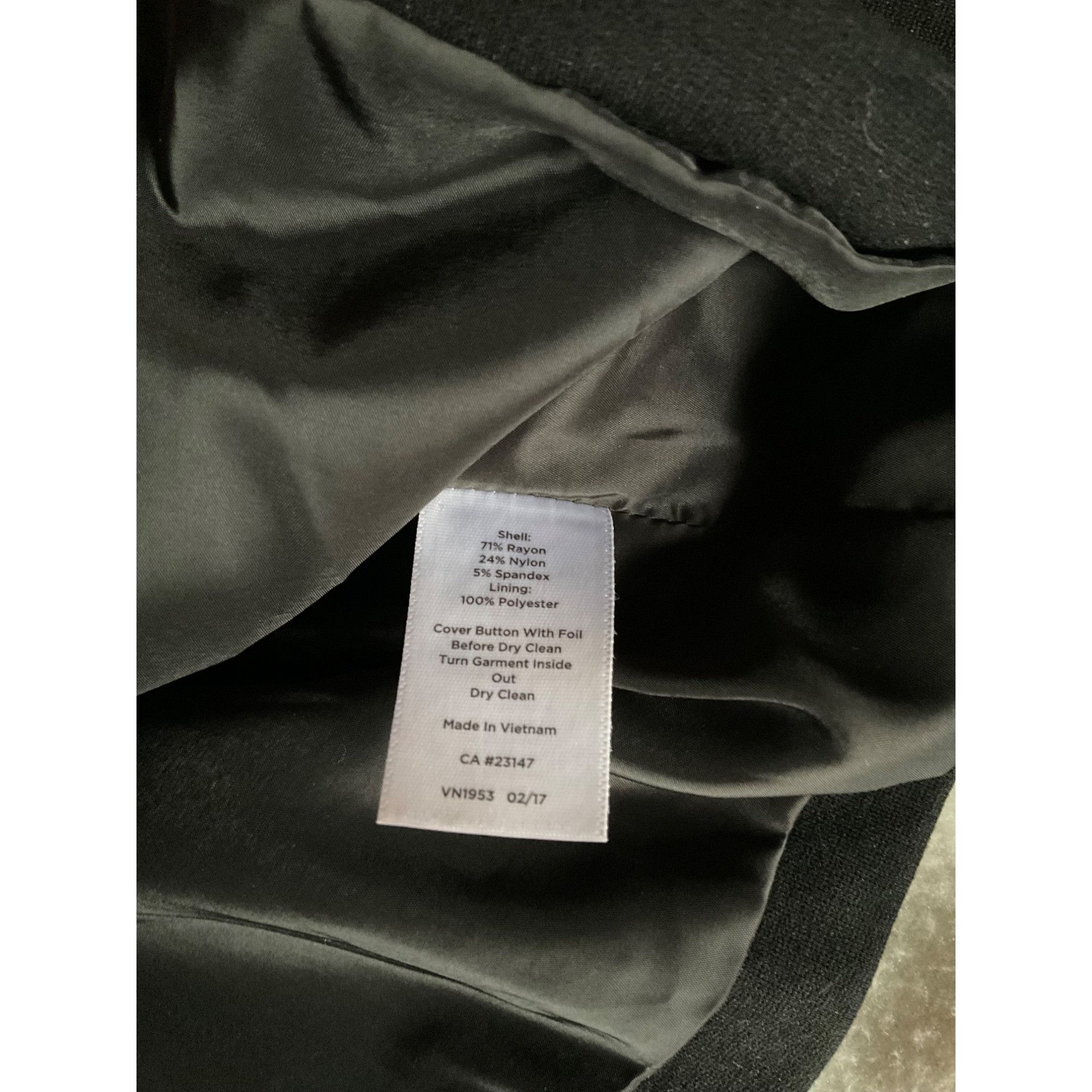 Talbots Talbots Fabric Knit In Italy Blazer Black Jacket Women's Sz2 Size 3XL / US 20-22 - 3 Thumbnail