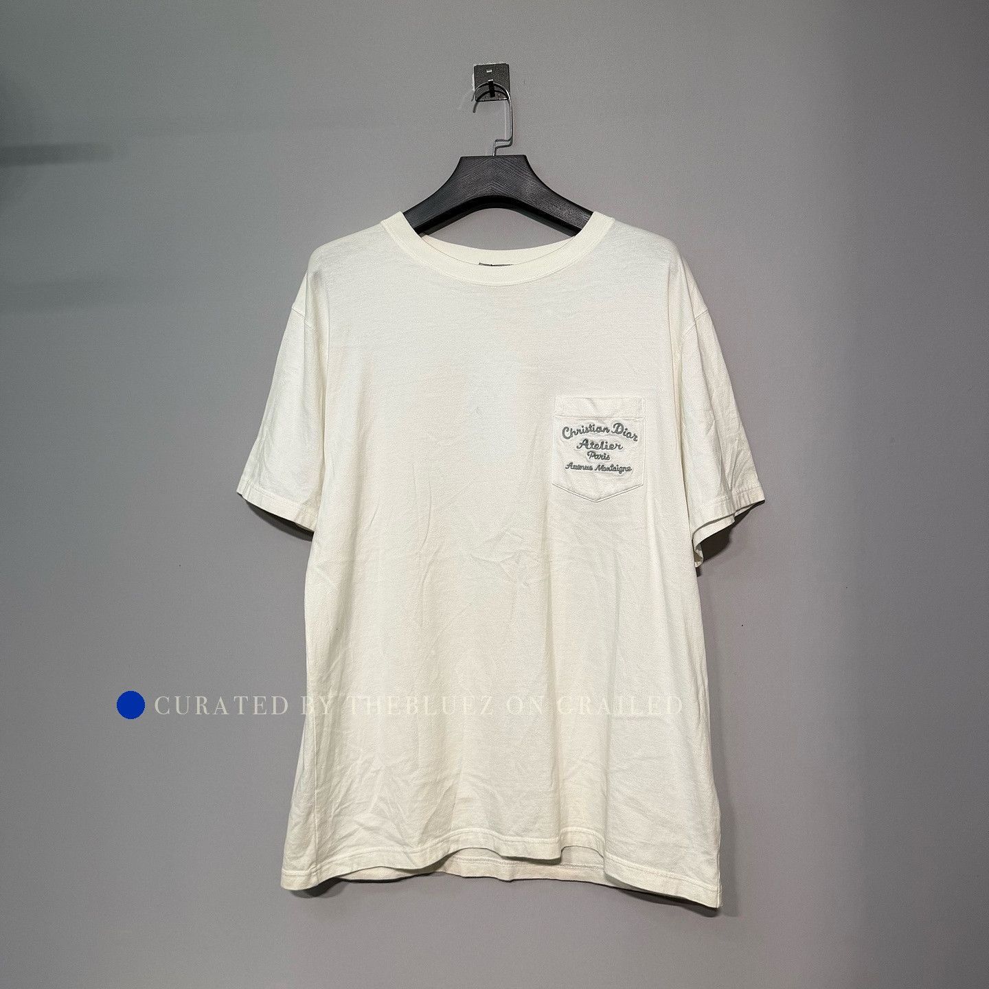 Dior Logo Pocket T-Shirt in White, Size XXL Size US XXL / EU 58 / 5 - 1 Thumbnail