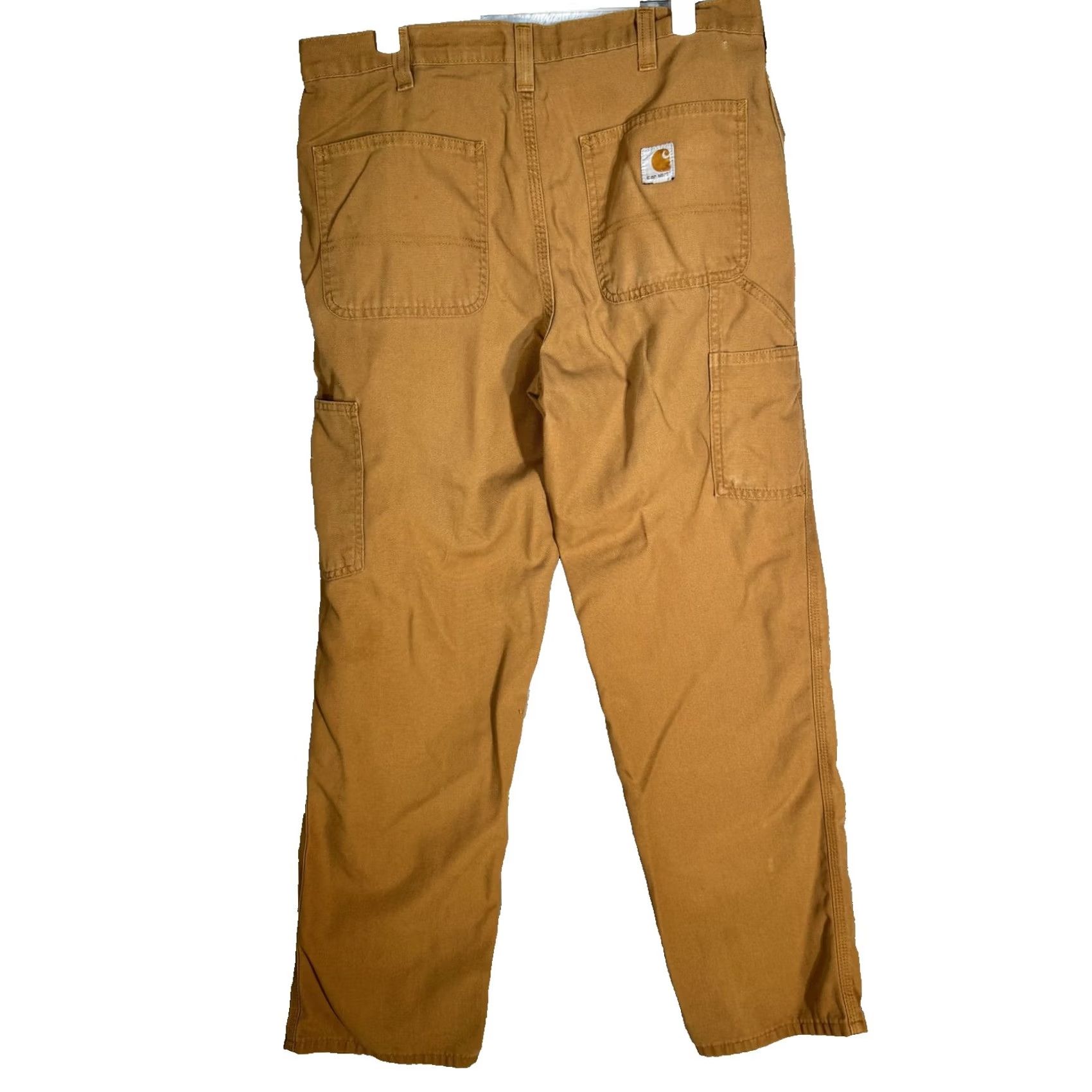 Carhartt Carhartt Pants Mens 34x32 Brown Dungaree Fit Workwear Carpenter 383-51 Size US 34 / EU 50 - 2 Thumbnail