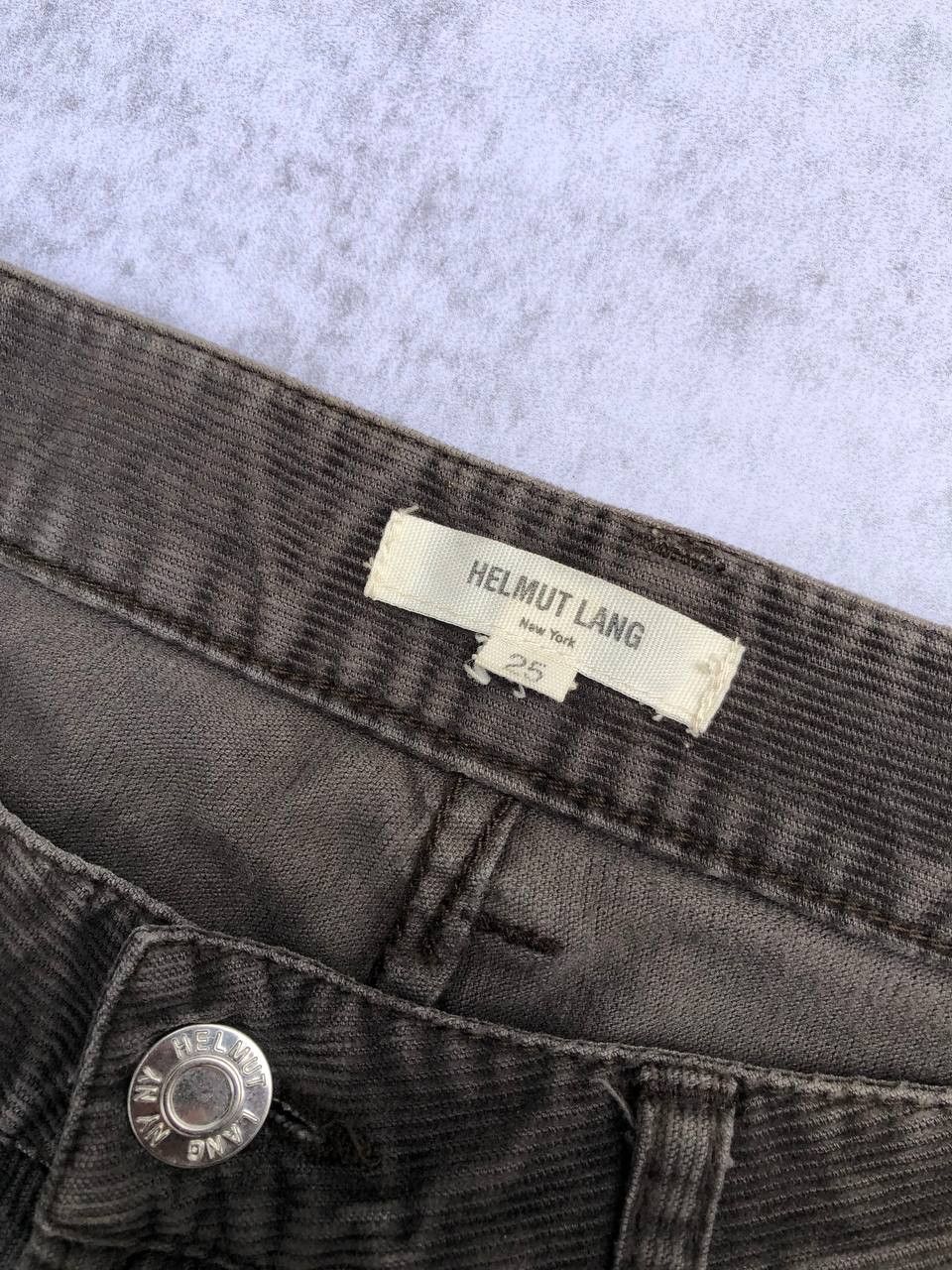 Helmut Lang Helmut Lang Skinny Corduroy Pants Size US 27 - 3 Thumbnail
