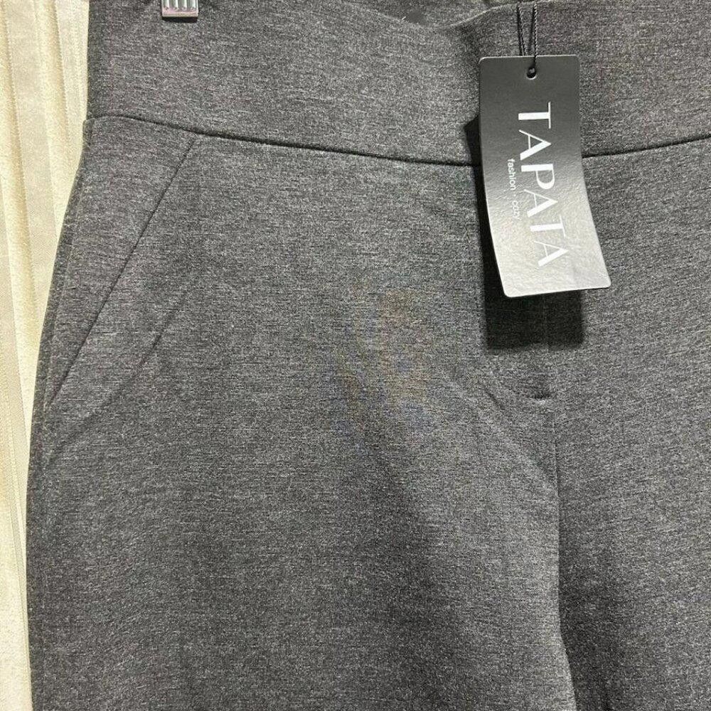 Designer Tapata Women's High-Waisted Stretchy Pants - Size Large (14) Size 36" / US 14 / IT 50 - 3 Thumbnail