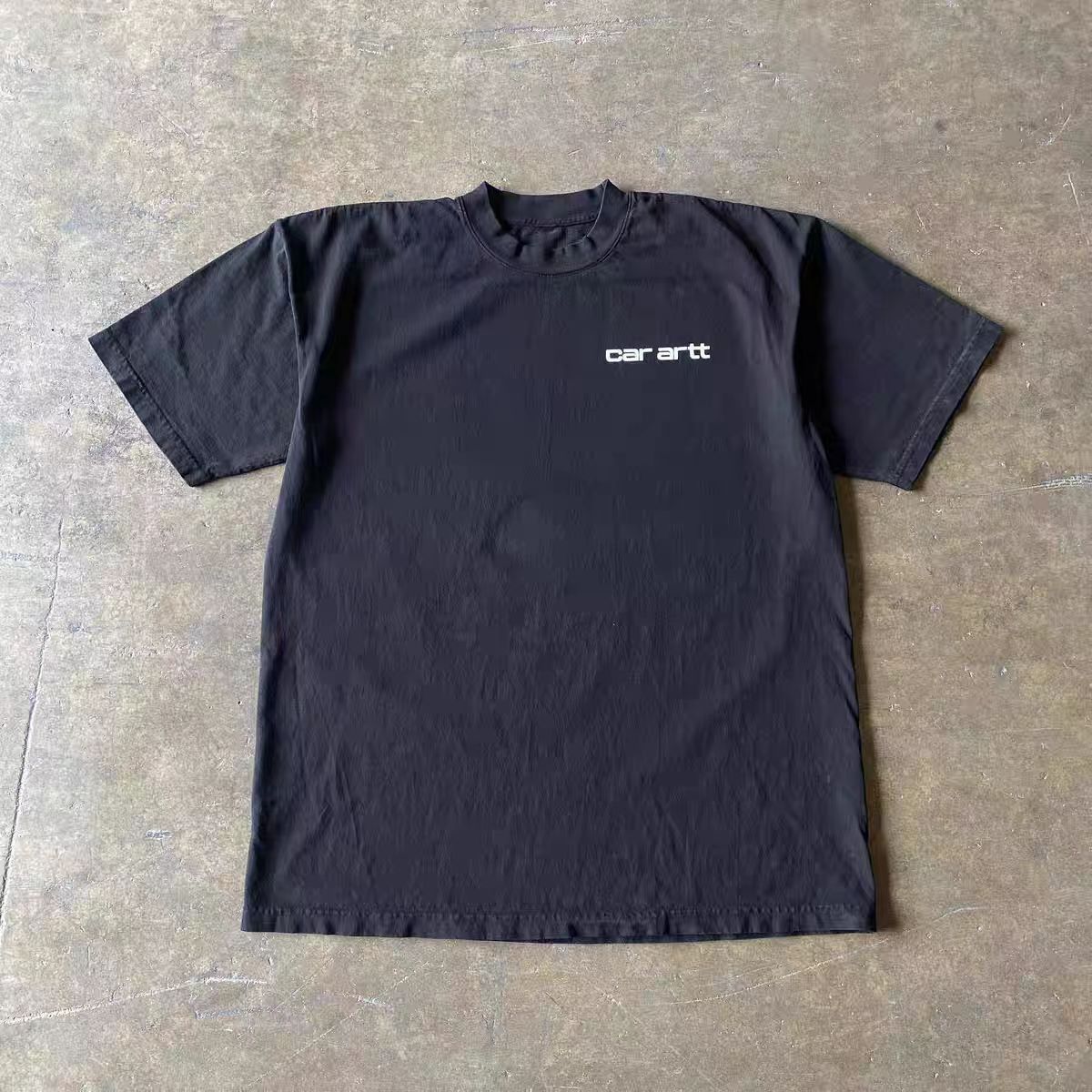 Japanese Brand × Vintage Black casual retro car print t-shirt Size US M / EU 48-50 / 2 - 2 Thumbnail