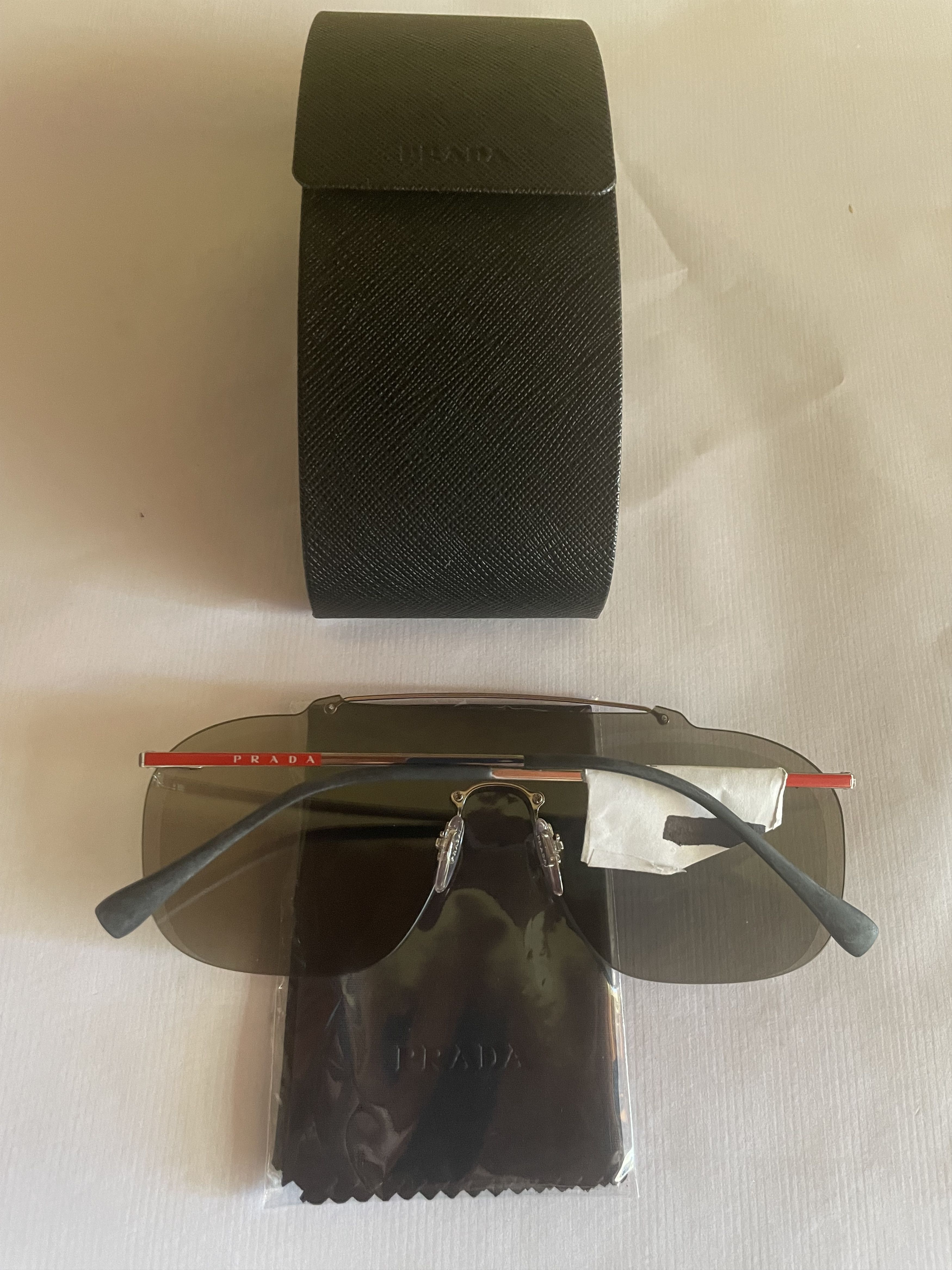 Prada Prada SPS51T 1BC-128 Linea Rossa Sunglasses Size ONE SIZE - 4 Thumbnail