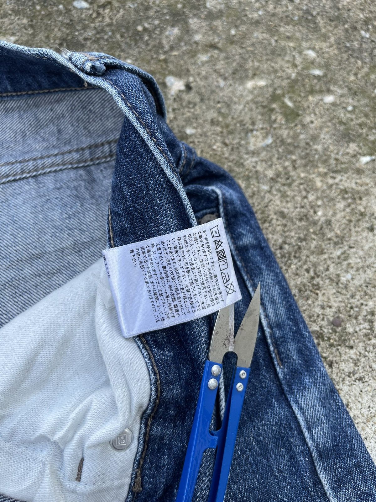 Japanese Brand × Jean × Uniqlo 🔥 Japanase Brand Uniqlo Rusty Distressed Denim W32🔥 Size US 32 / EU 48 - 10 Thumbnail