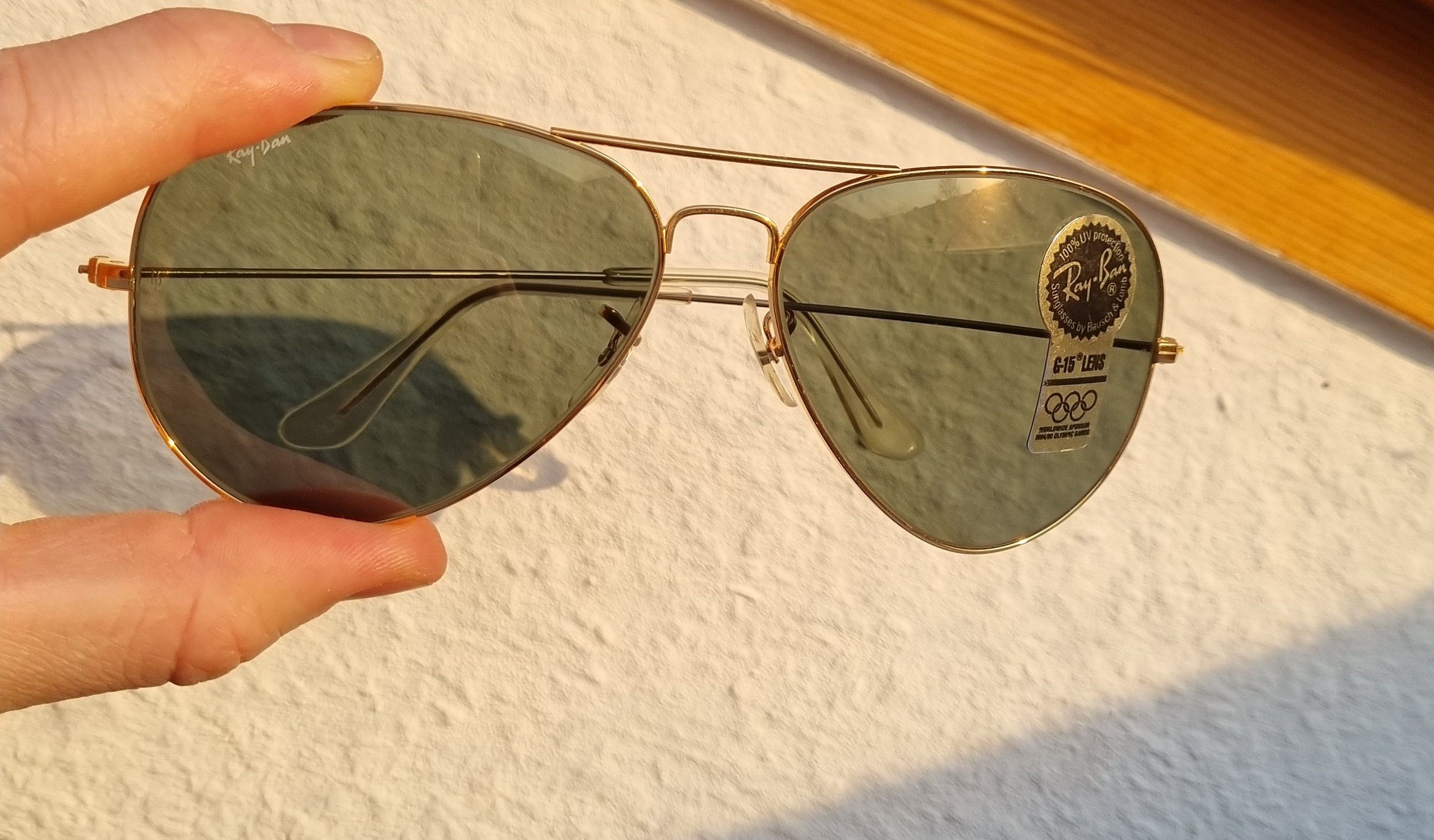 RayBan B&L Ray Ban USA Vintage Aviator 100% UV, G-15 | L2846 |62mm Size ONE SIZE - 19 Thumbnail