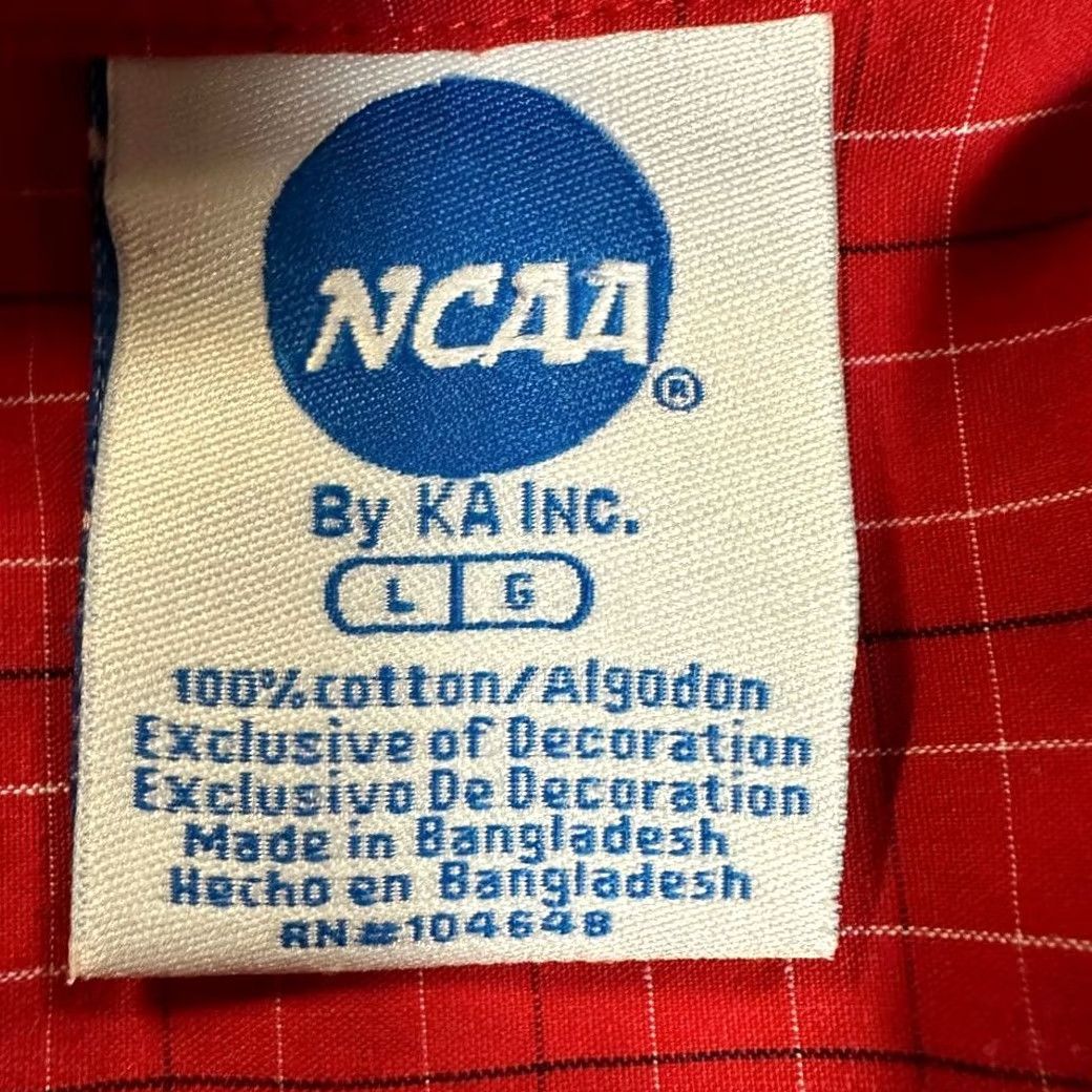 NCAA VINTAGE? Ohio States Buckeyes Button Down Shirt Mens Large Red Plaid Long Sleeve NCAA Size US L / EU 52-54 / 3 - 4 Thumbnail