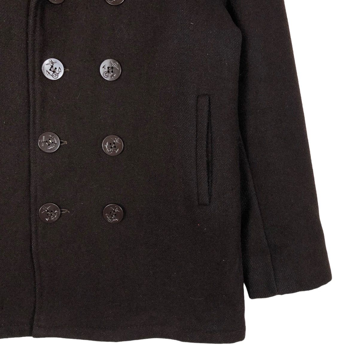 Schott Double Collar Wool Biker Jacket U.S. 740N Schott Pea Jacket Size US M / EU 48-50 / 2 - 5 Thumbnail