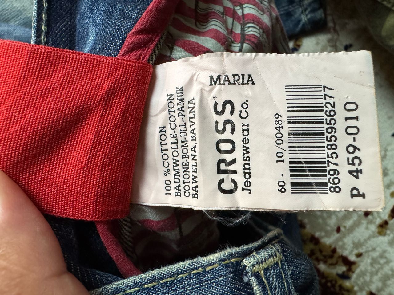 Japanese Brand × Vintage Vintage Cross jeanswear faded distressed denim Size US 32 / EU 48 - 6 Thumbnail