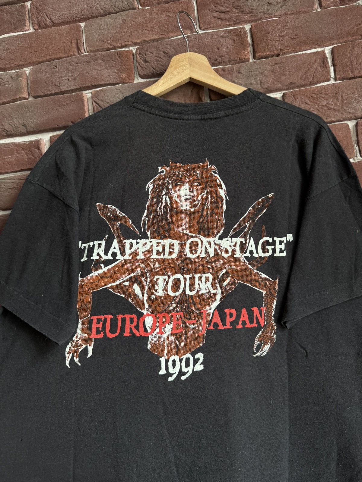 Band Tees Vintage 1992 RAGE Trapped Japan Tour Metal Band Tee Rare XL Size US XL / EU 56 / 4 - 7 Thumbnail