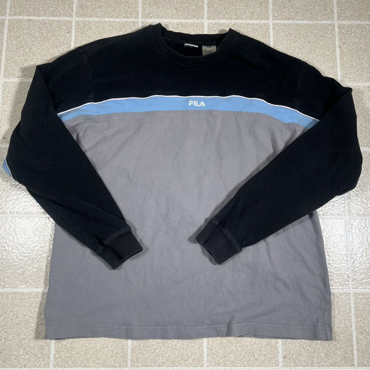 Fila FILA Vintage 90's Y2K Men's Large Long Sleeve Sweatshirt Size US L / EU 52-54 / 3 - 1 Thumbnail