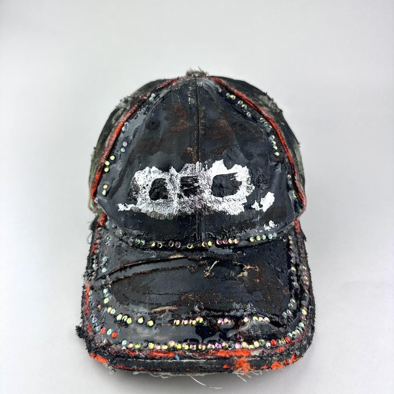 Other ASTROBOI* Trippy Brown Leather RealTree Rhinestone Hat Size ONE SIZE - 1 Thumbnail