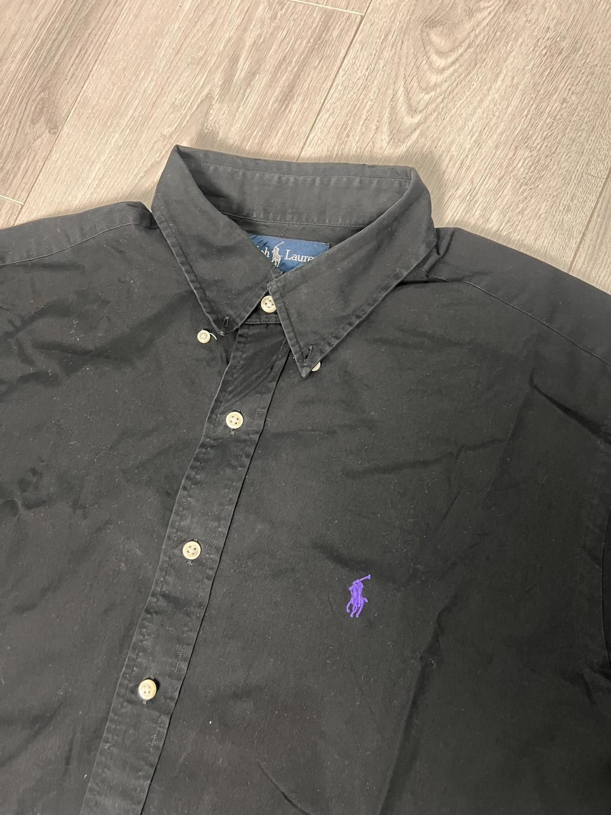 Polo Ralph Lauren Ralph Lauren Vintage Black Classic‑Fit Shirt XL Size US XL / EU 56 / 4 - 3 Thumbnail
