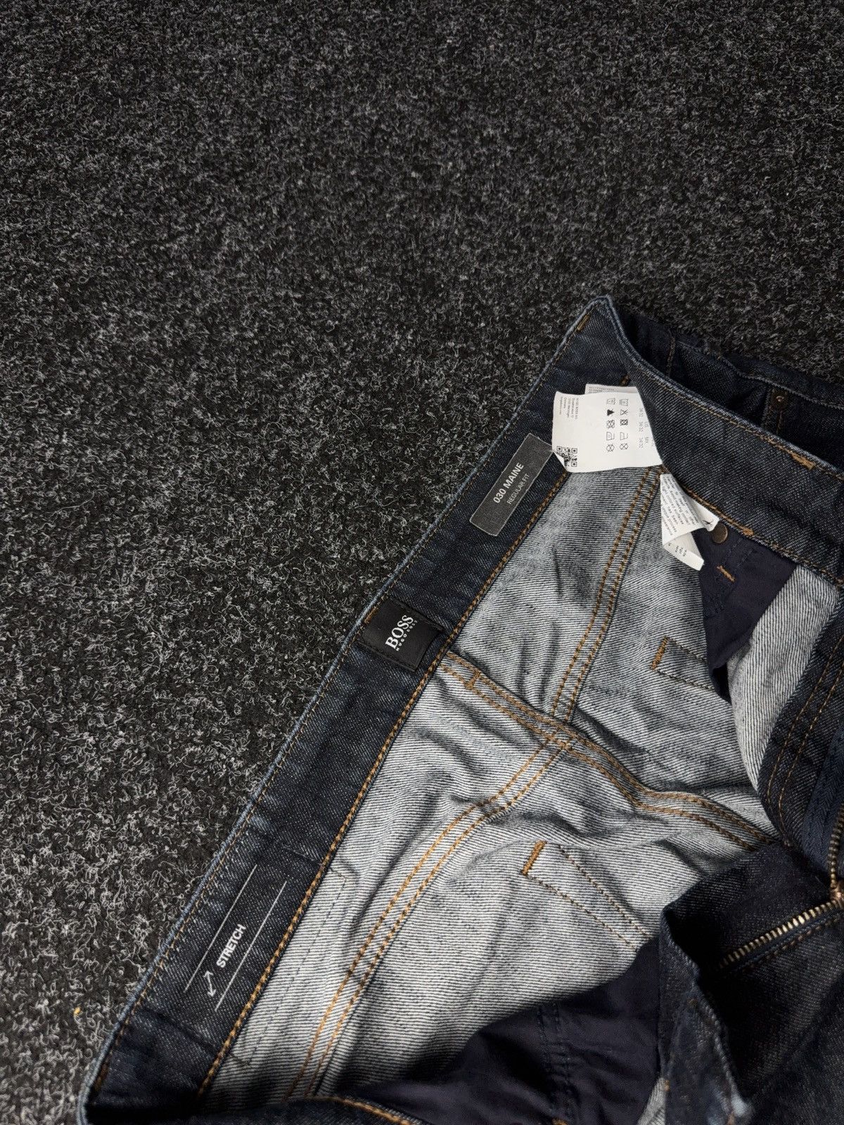 Hugo Boss Vintage 00s Y2K Hugo BOSS Retro Luxury Denim pants Jeans Size US 34 / EU 50 - 8 Thumbnail