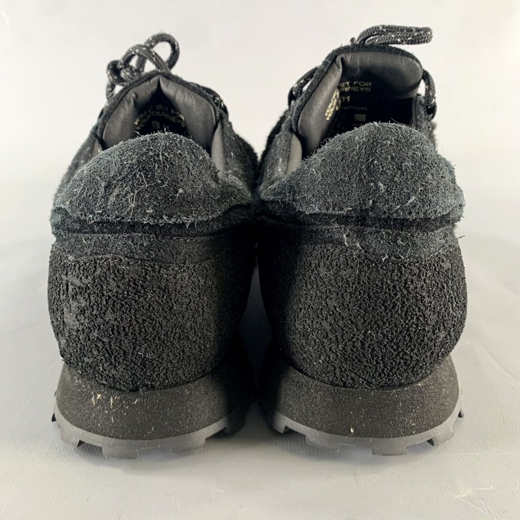 Tarvas TARVAS Platform Sneakers Size 11 Black Textured Suede Size US 11 / EU 44 - 3 Thumbnail