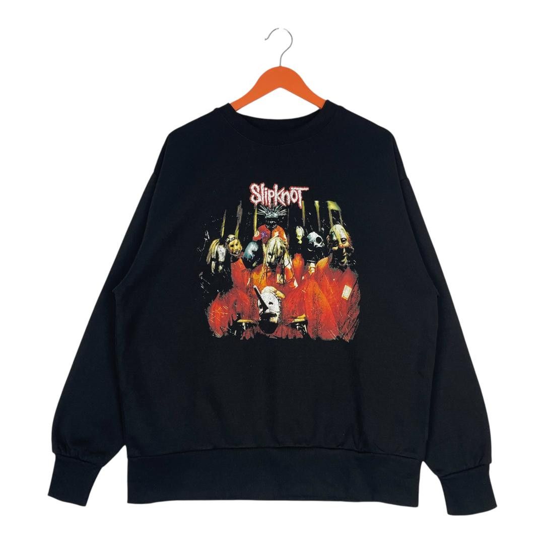 Band Tees Slipknot Band Graphic Crewneck Sweatshirt Black Option Size US M / EU 48-50 / 2 - 1 Thumbnail