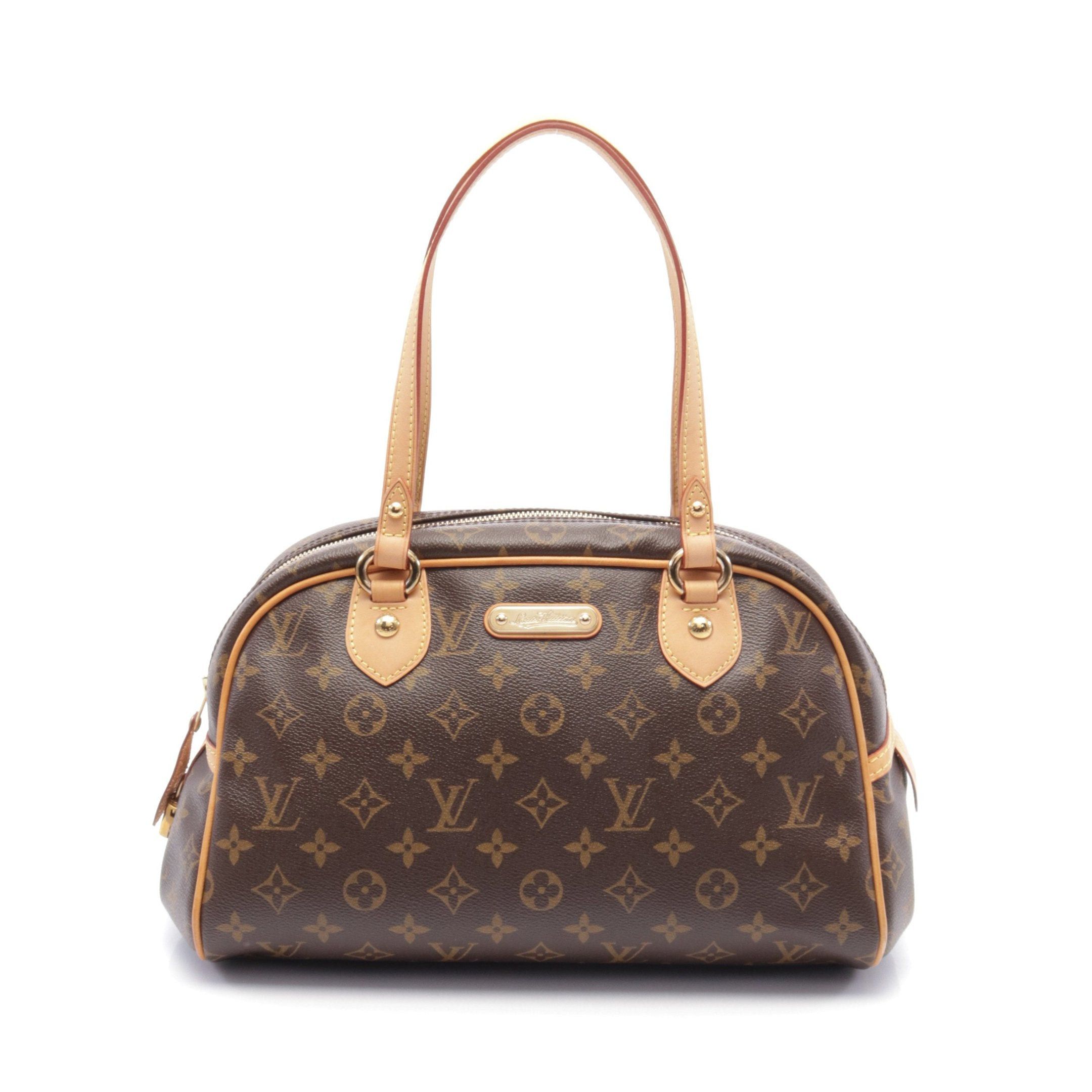 Louis Vuitton Louis Vuitton Montorgueil Pm Monogram Shoulder Bag Leather Brown Size ONE SIZE - 1 Thumbnail