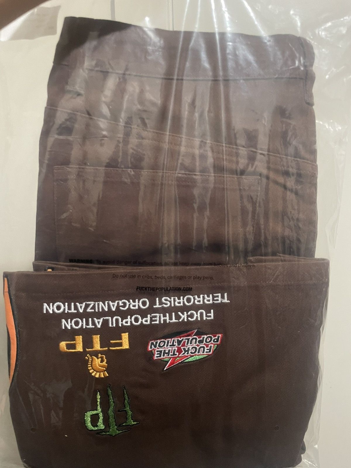 Fuck The Population FTP Racing Shorts Small (Size 30) Size US 30 / EU 46 - 1 Thumbnail