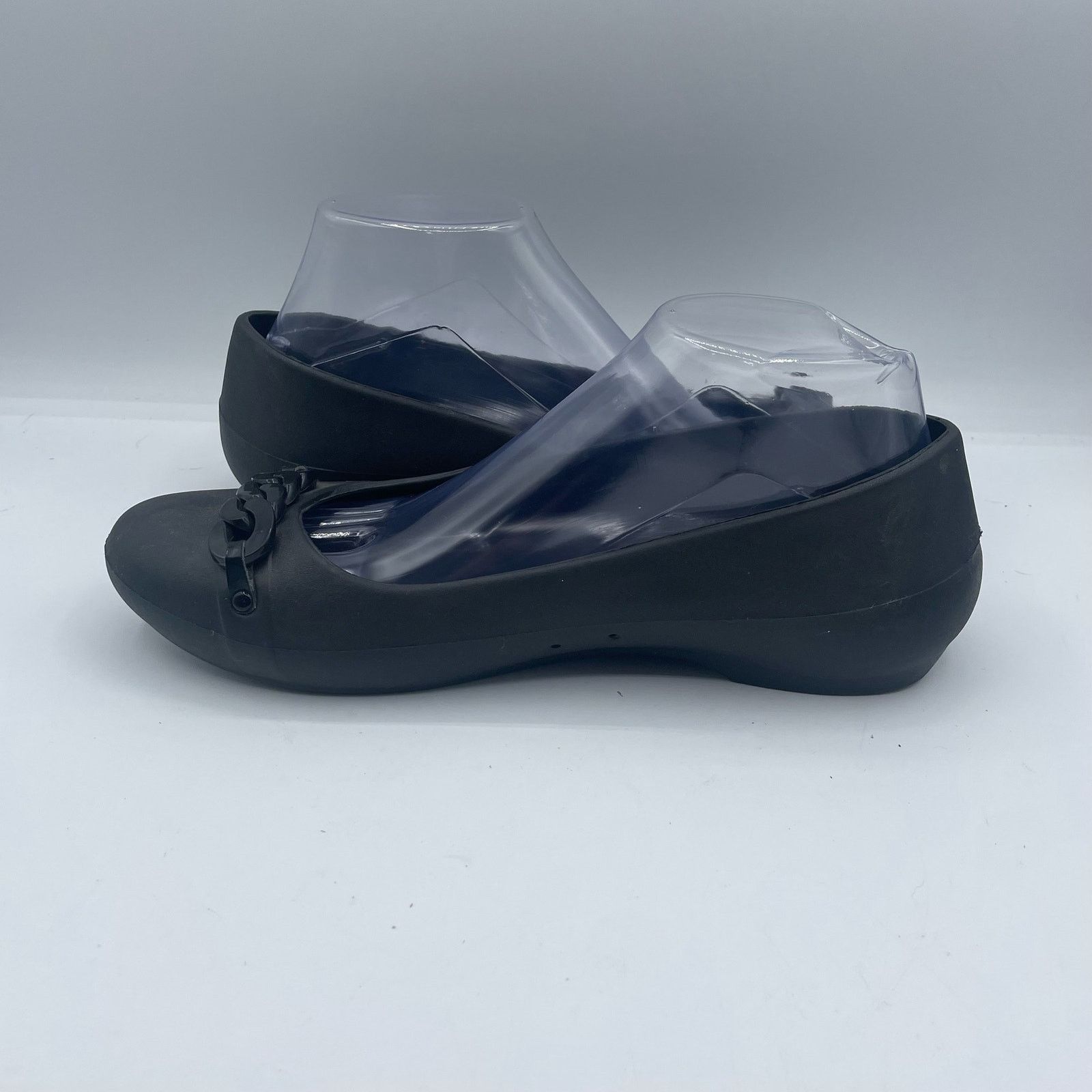 Crocs Crocs Gianna Link Ballerina Flats Shoes Black Slip On 9 Size US 9 / IT 39 - 5 Thumbnail
