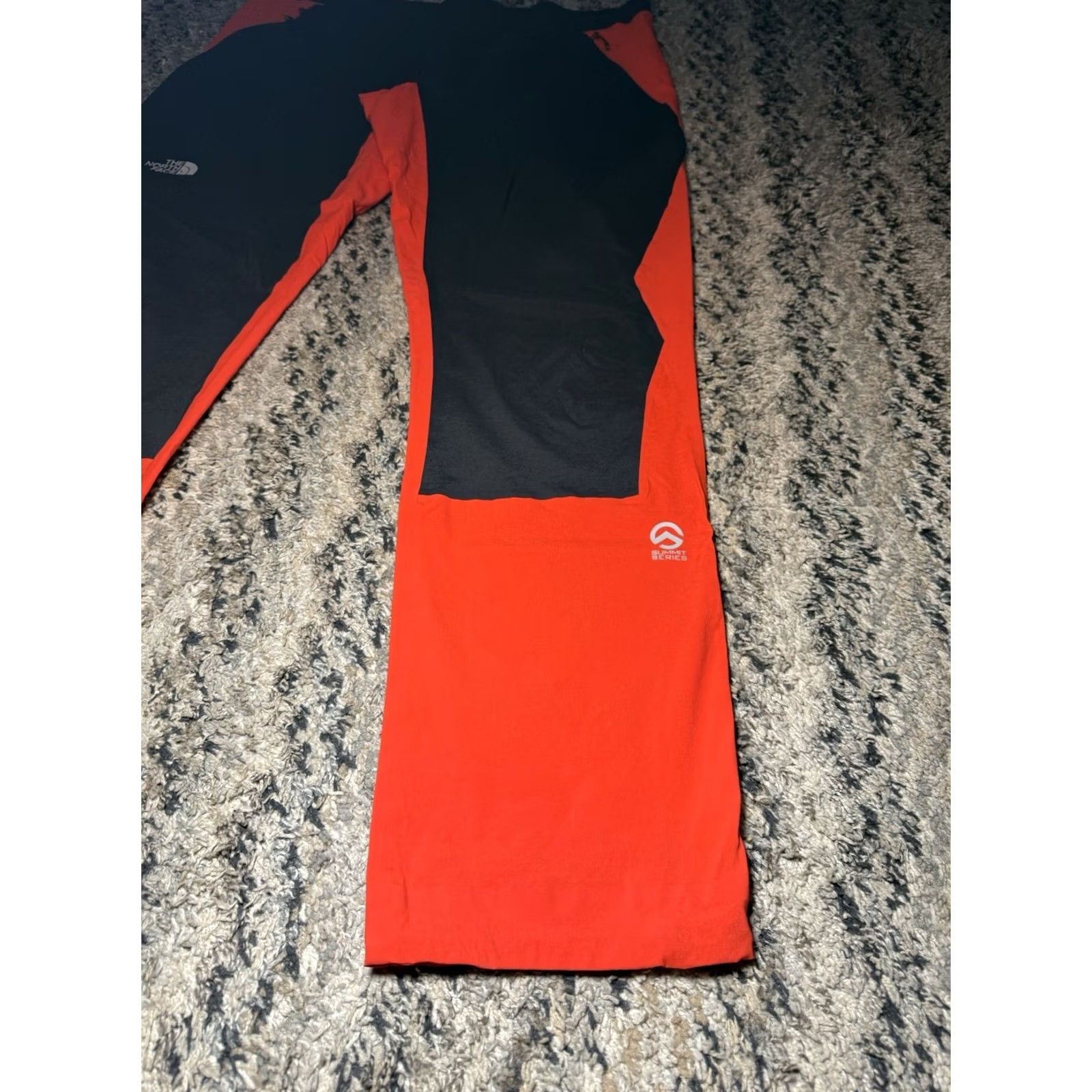 The North Face The North Face Summit Series L Mens 38 Regular Fit Orange Black Hiking Pants Size US 38 / EU 54 - 3 Thumbnail
