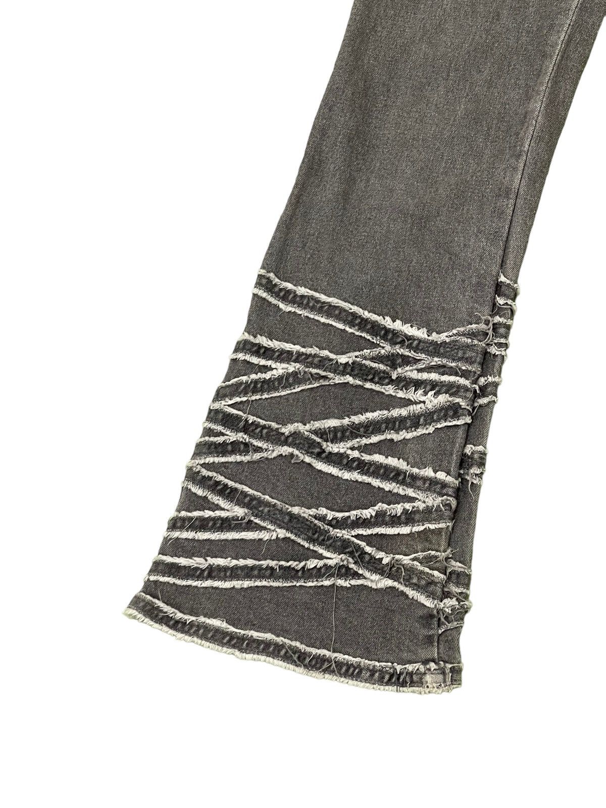 Japanese Brand Flare Jeans Skinny Lip Make Distress Stretch Boot Cut 6🟦4 Size US 29 - 5 Thumbnail