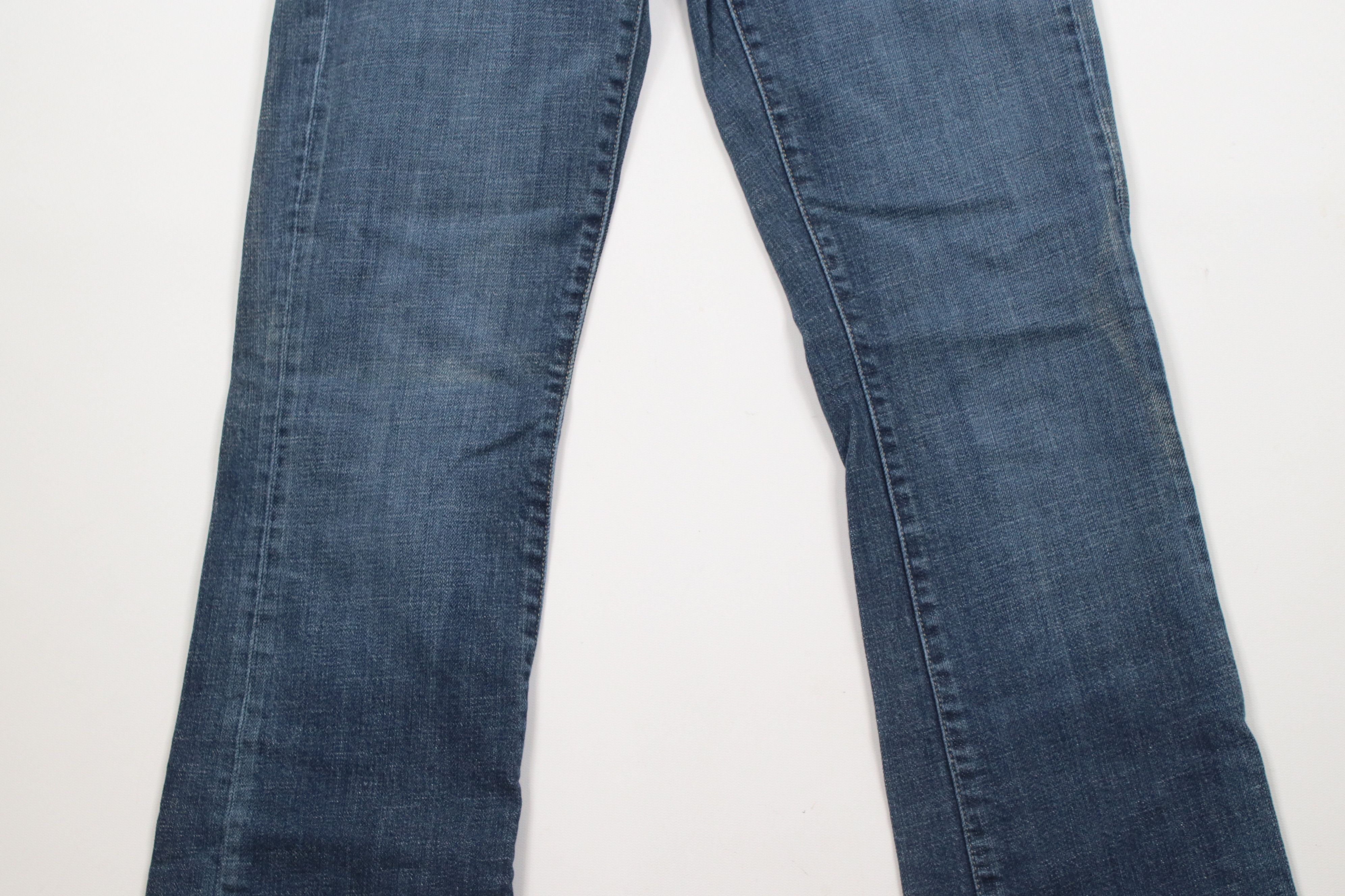J.Crew × Vintage Vintage Y2K J Crew Stretch Flared Bootcut Denim Jeans Blue Size 28" / US 6 / IT 42 - 3 Thumbnail