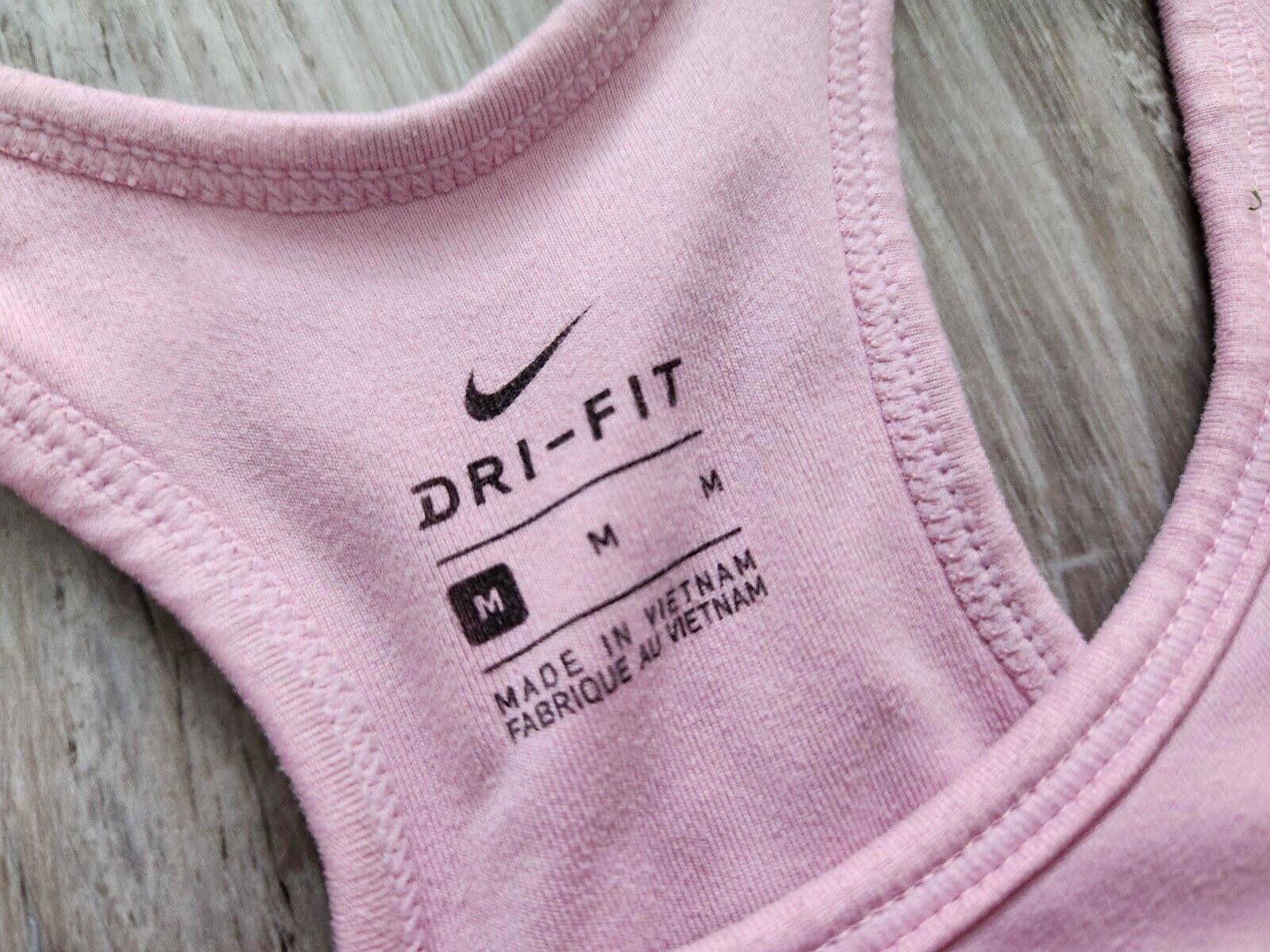 Nike Nike Sports Bra Sportswear Swoosh Big Kids Girls Medium Pink Size ONE SIZE - 3 Thumbnail