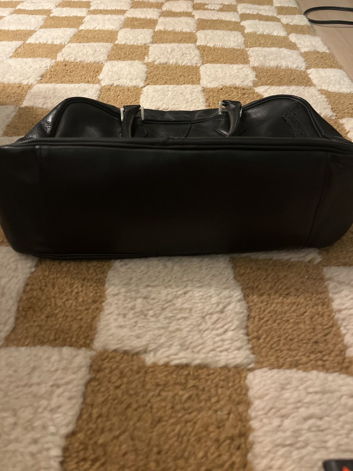 Y's Y’s Black Leather Bowler Bag Size ONE SIZE - 3 Thumbnail