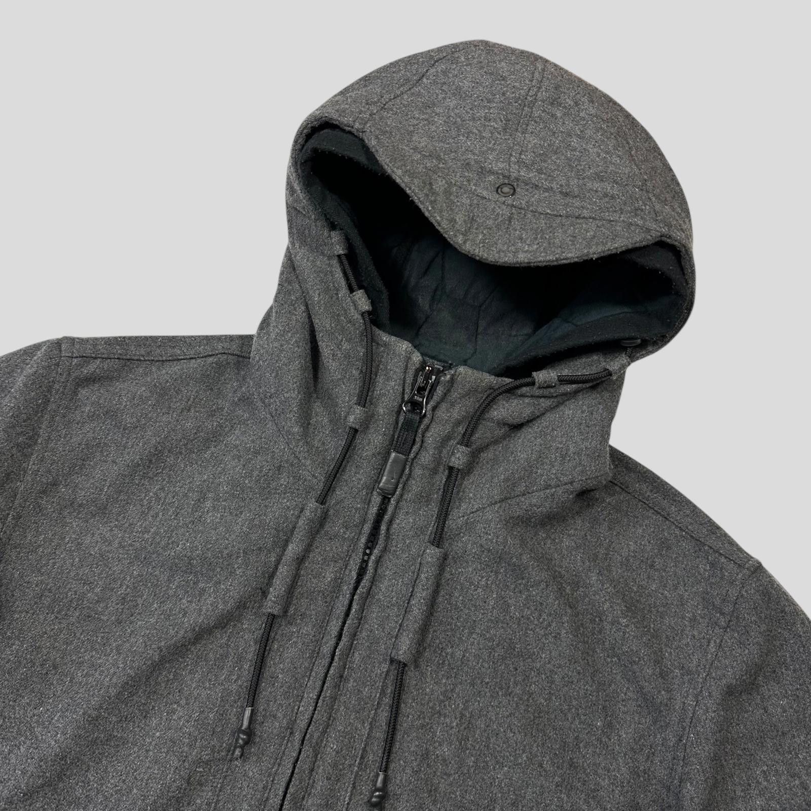 Stone Island Stone Island AW14 Mélange Wool Poly Double Hood Jacket - L Size US L / EU 52-54 / 3 - 4 Thumbnail